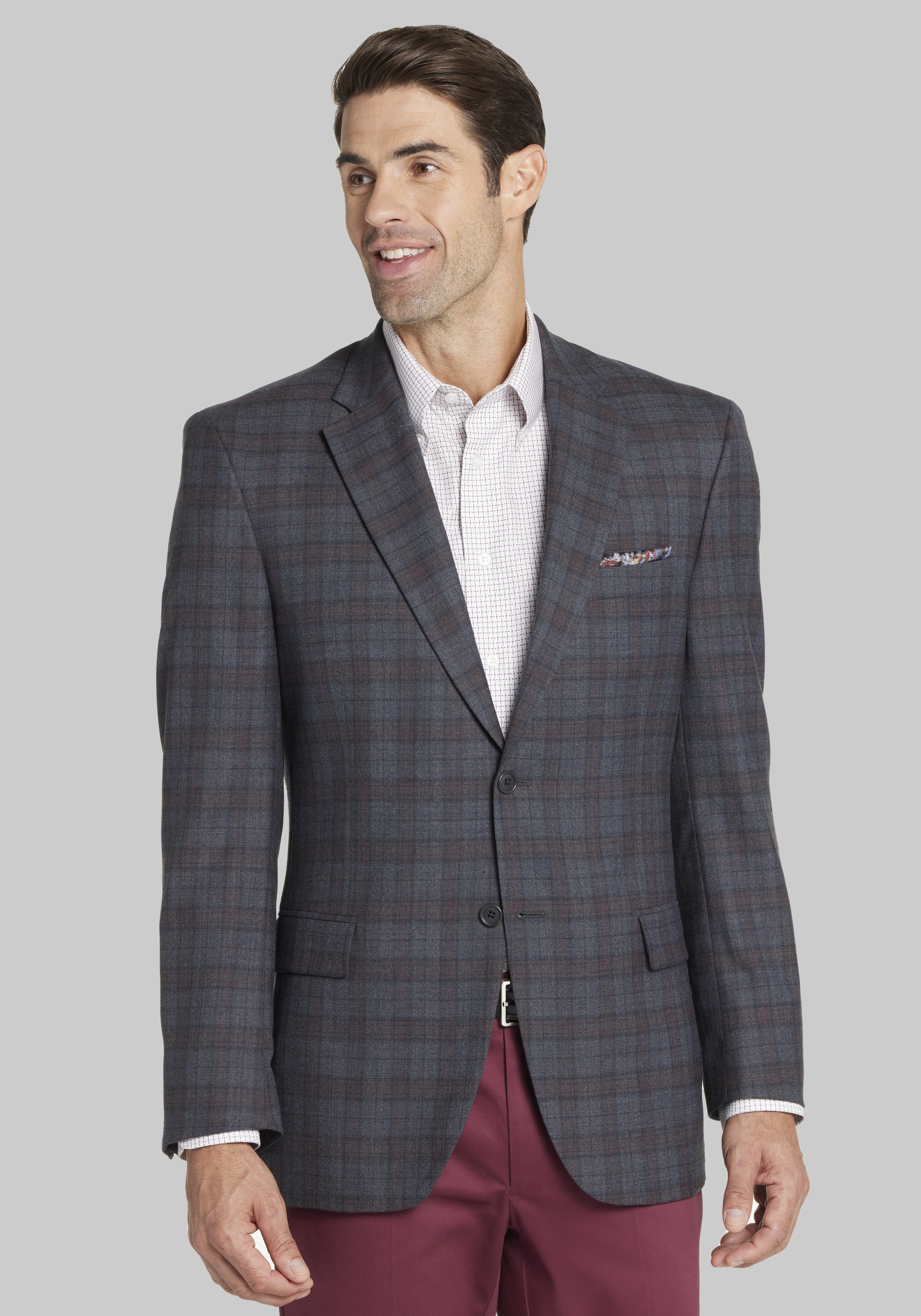 Grey Open Weave Sport Coat