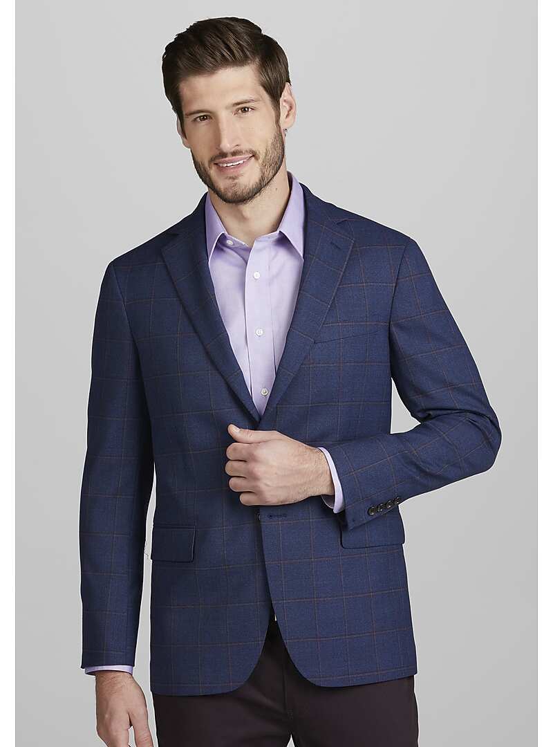 Jos. A. Bank Tailored Fit Plaid Sportcoat Big & Tall New Arrivals