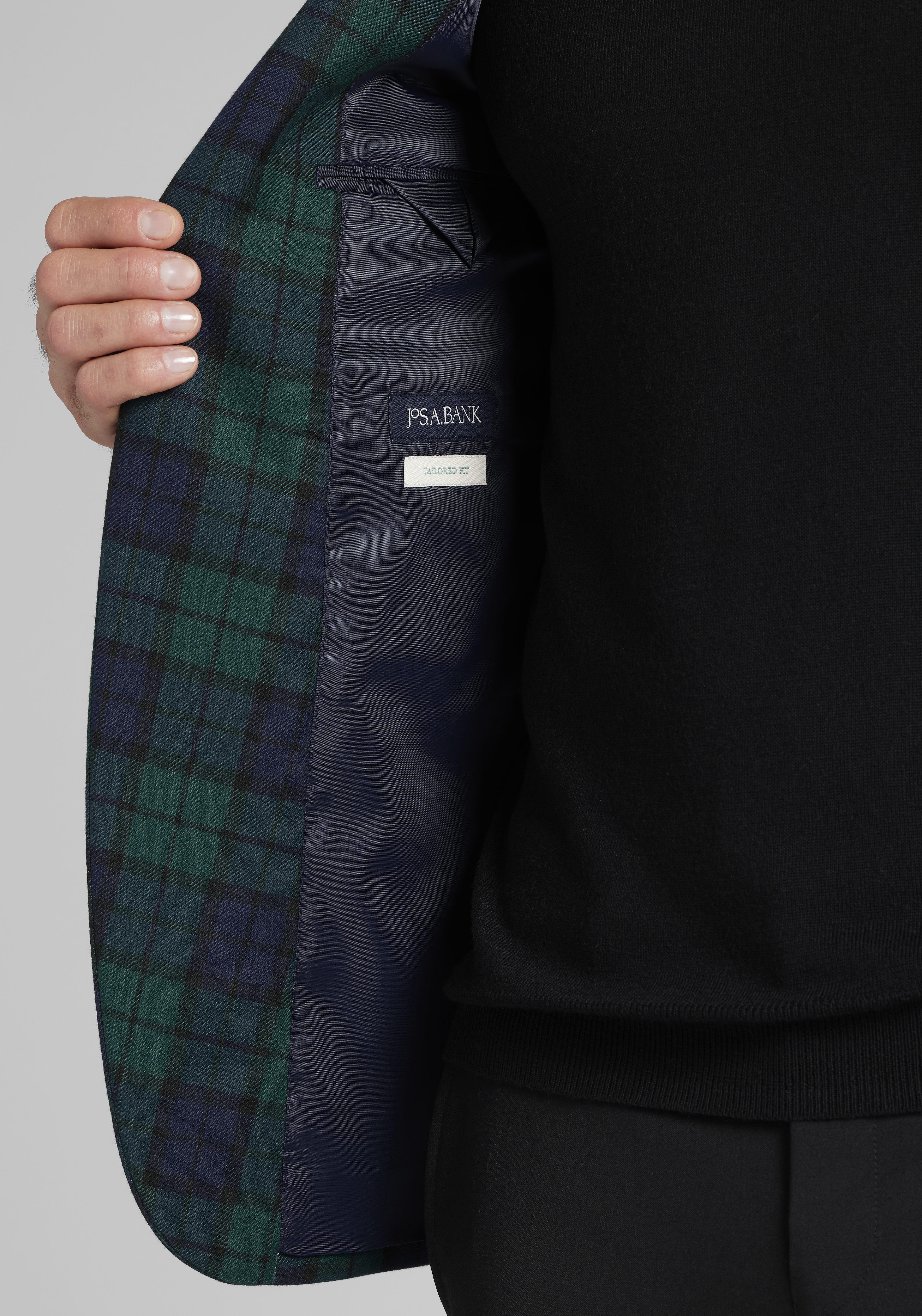 Jos. A. Bank Tailored Fit Blackwatch Dinner Jacket CLEARANCE