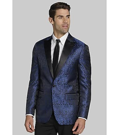 Jos. A. Bank Tailored Fit Paisley Dinner Jacket Big Tall