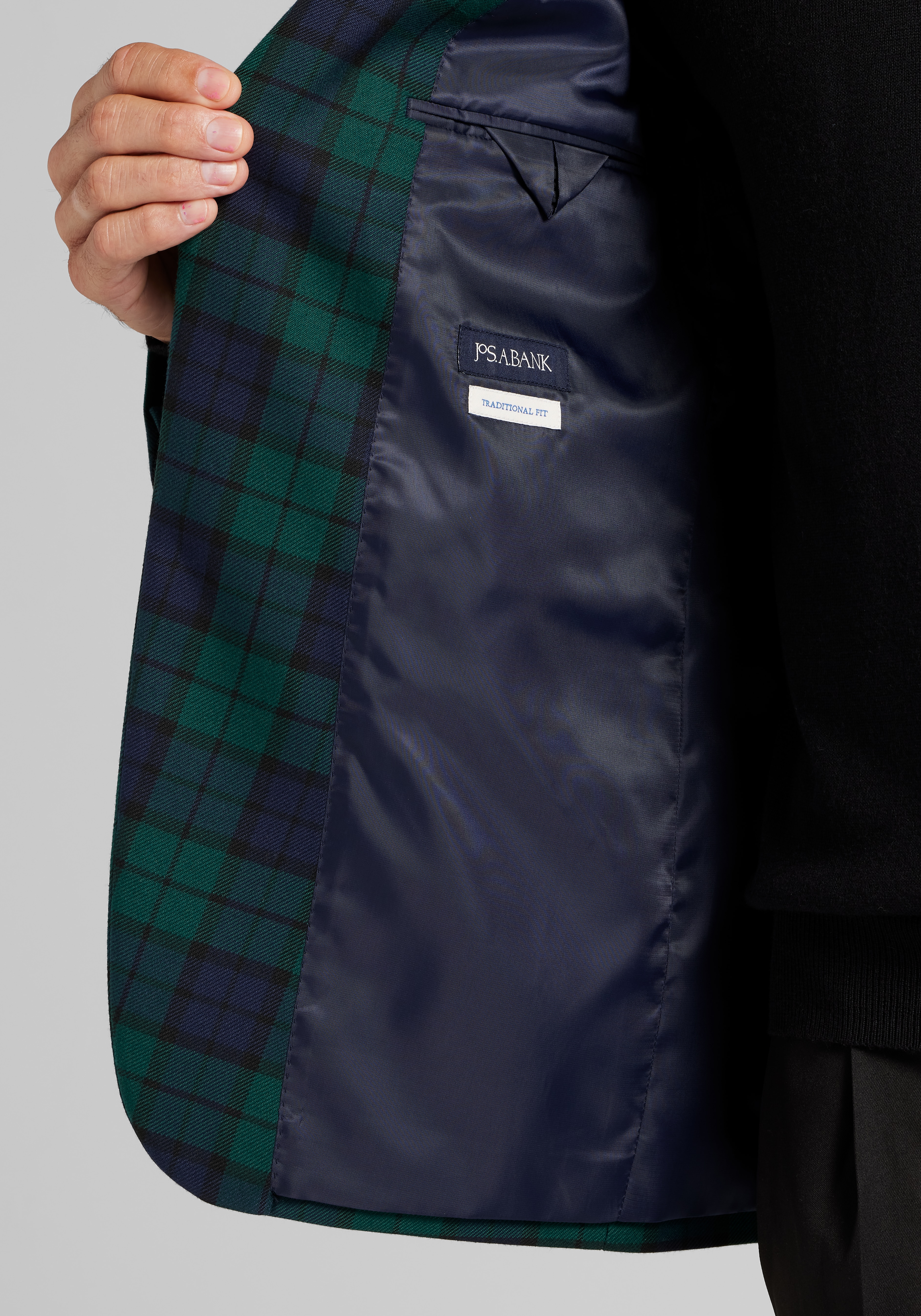 Jos. A. Bank Traditional Fit Blackwatch Dinner Jacket CLEARANCE