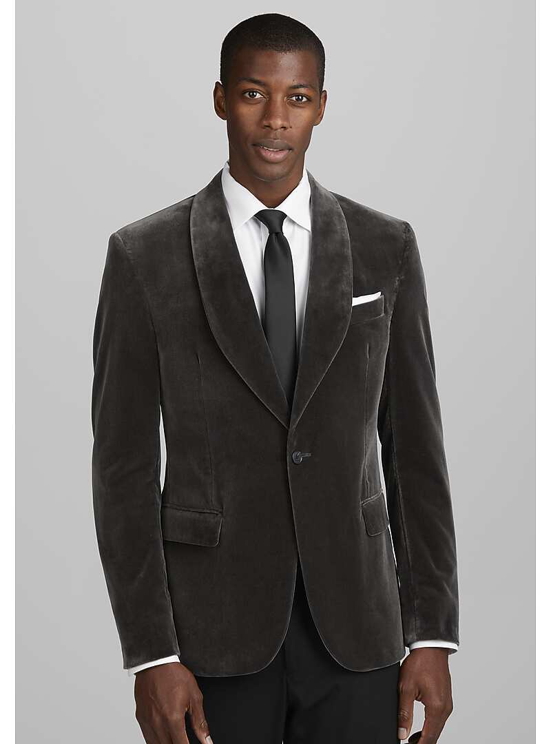Reserve Collection Tailored Fit Velvet Dinner Jacket CLEARANCE All