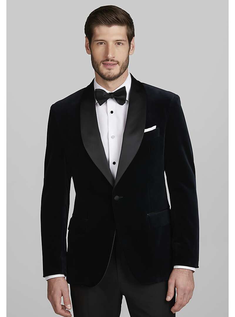 Reserve Collection Tailored Fit Velvet Dinner Jacket CLEARANCE - All ...