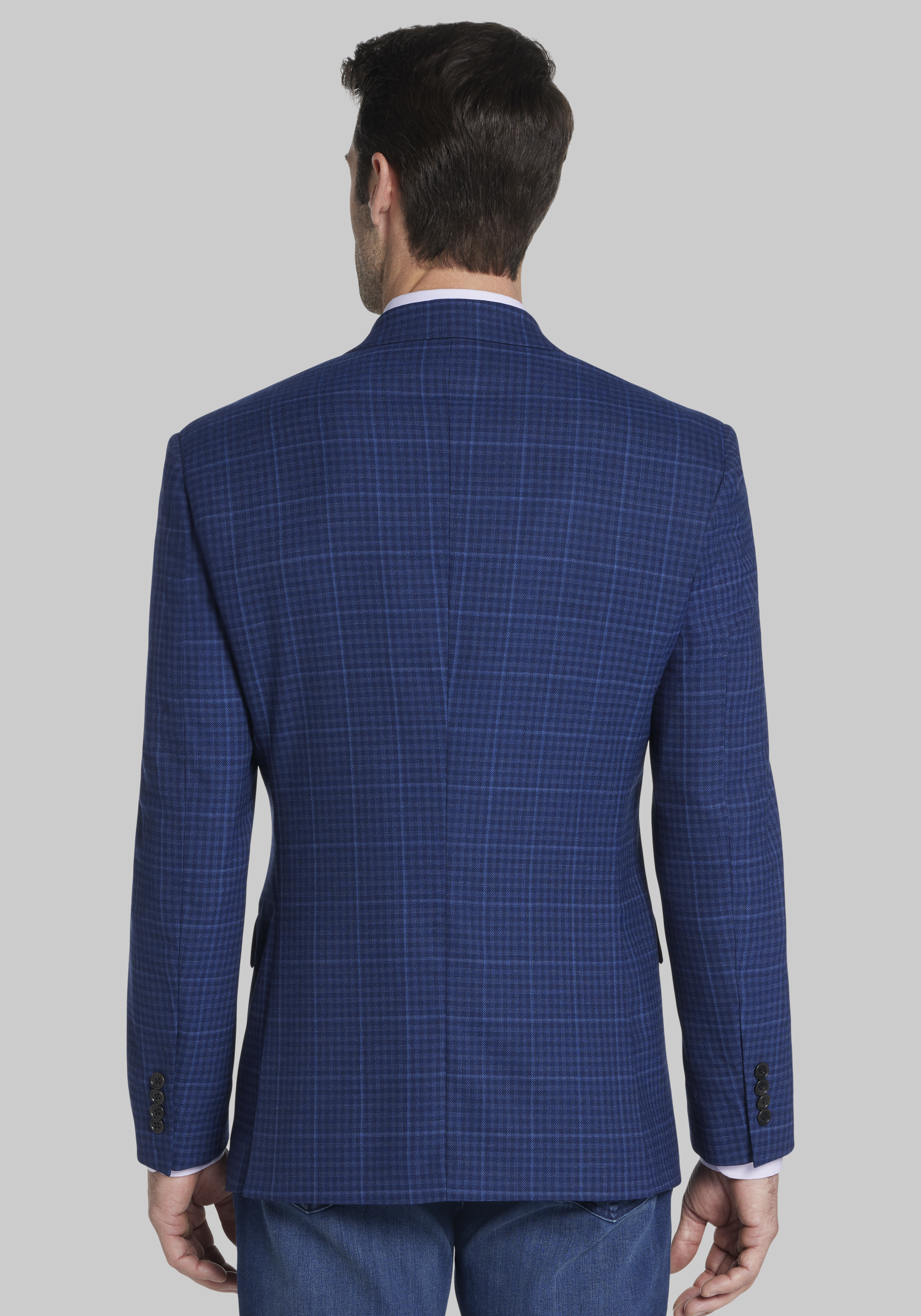 Jos. A. Bank Traditional Fit Plaid Sportcoat CLEARANCE