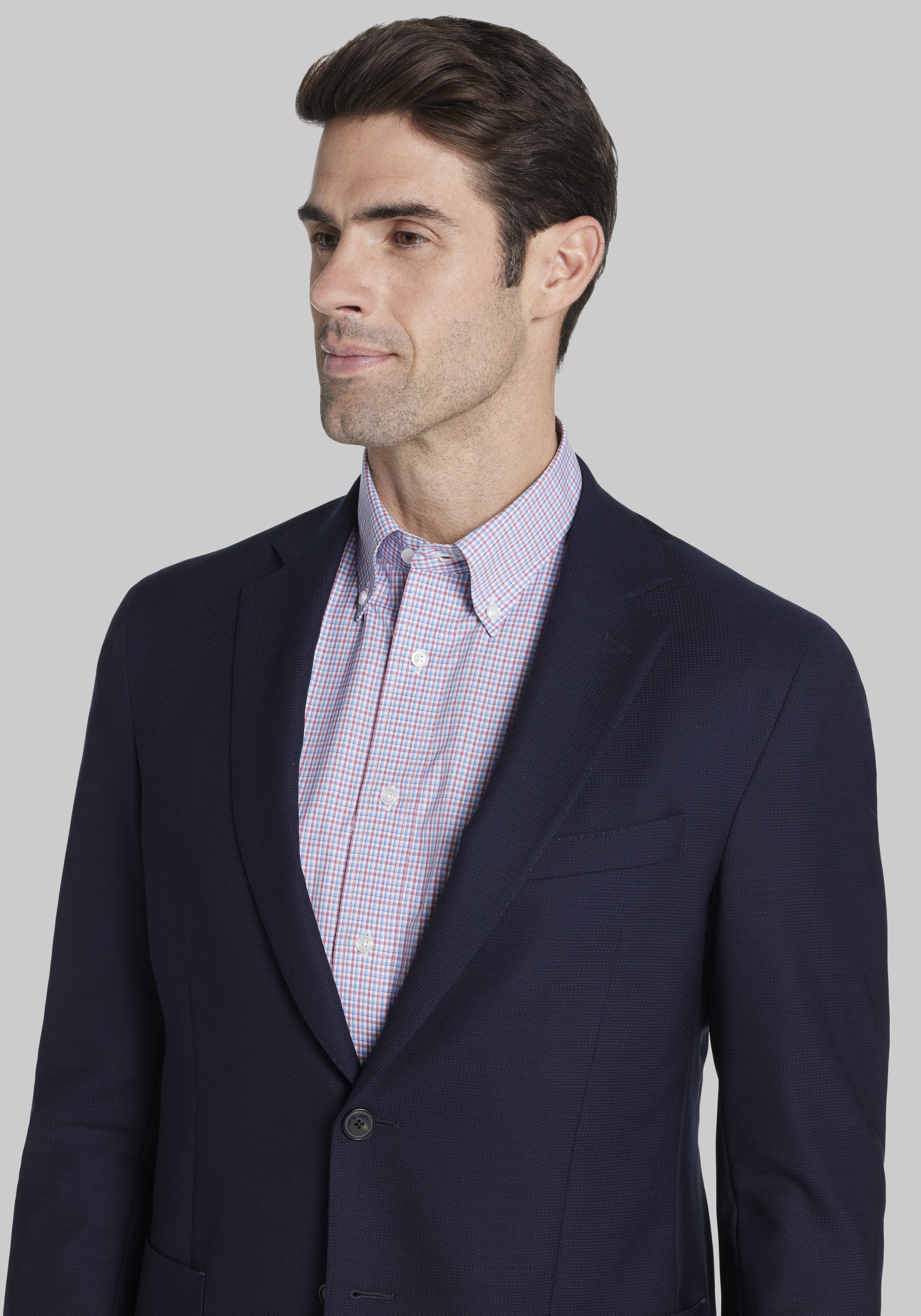Traveler® Traditional Fit 100% Italian Wool Blazer - Big & Tall CLEARANCE