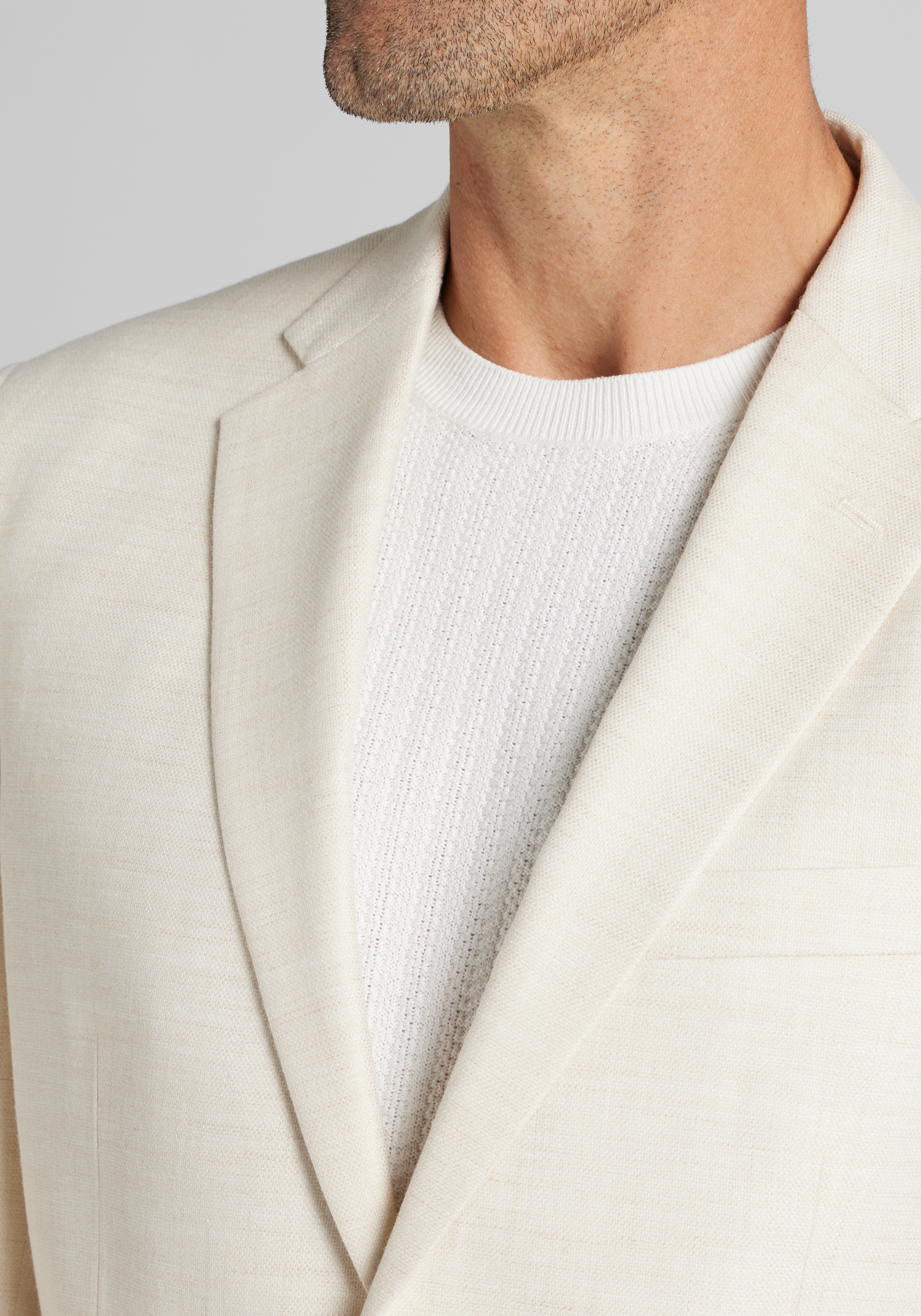 Jos. A. Bank Traditional Fit Textured Comfort Stretch Sportcoat - Big & Tall CLEARANCE