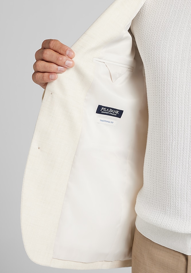 Jos. A. Bank Traditional Fit Textured Comfort Stretch Sportcoat