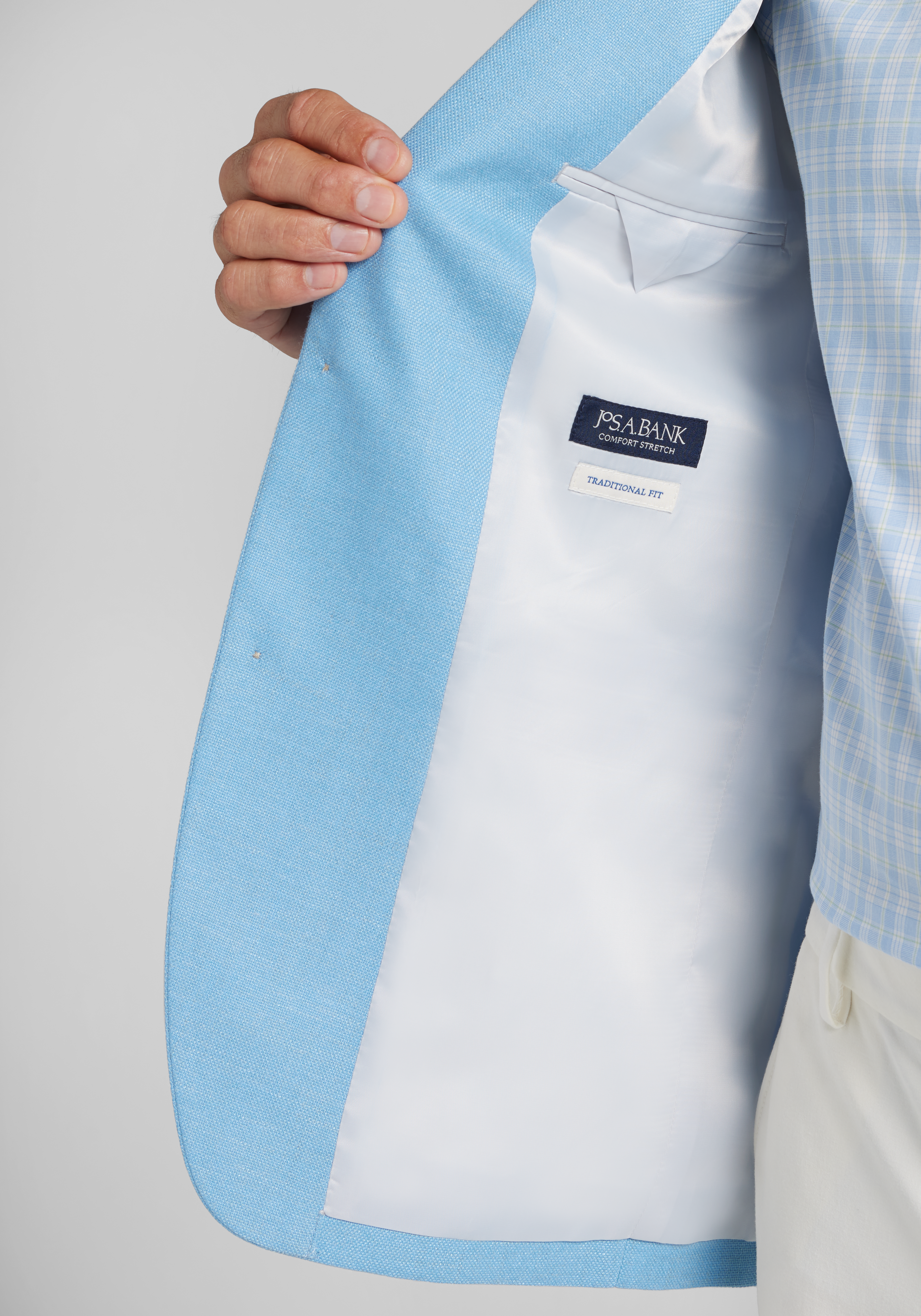 Jos. A. Bank Traditional Fit Textured Comfort Stretch Sportcoat - Big & Tall CLEARANCE