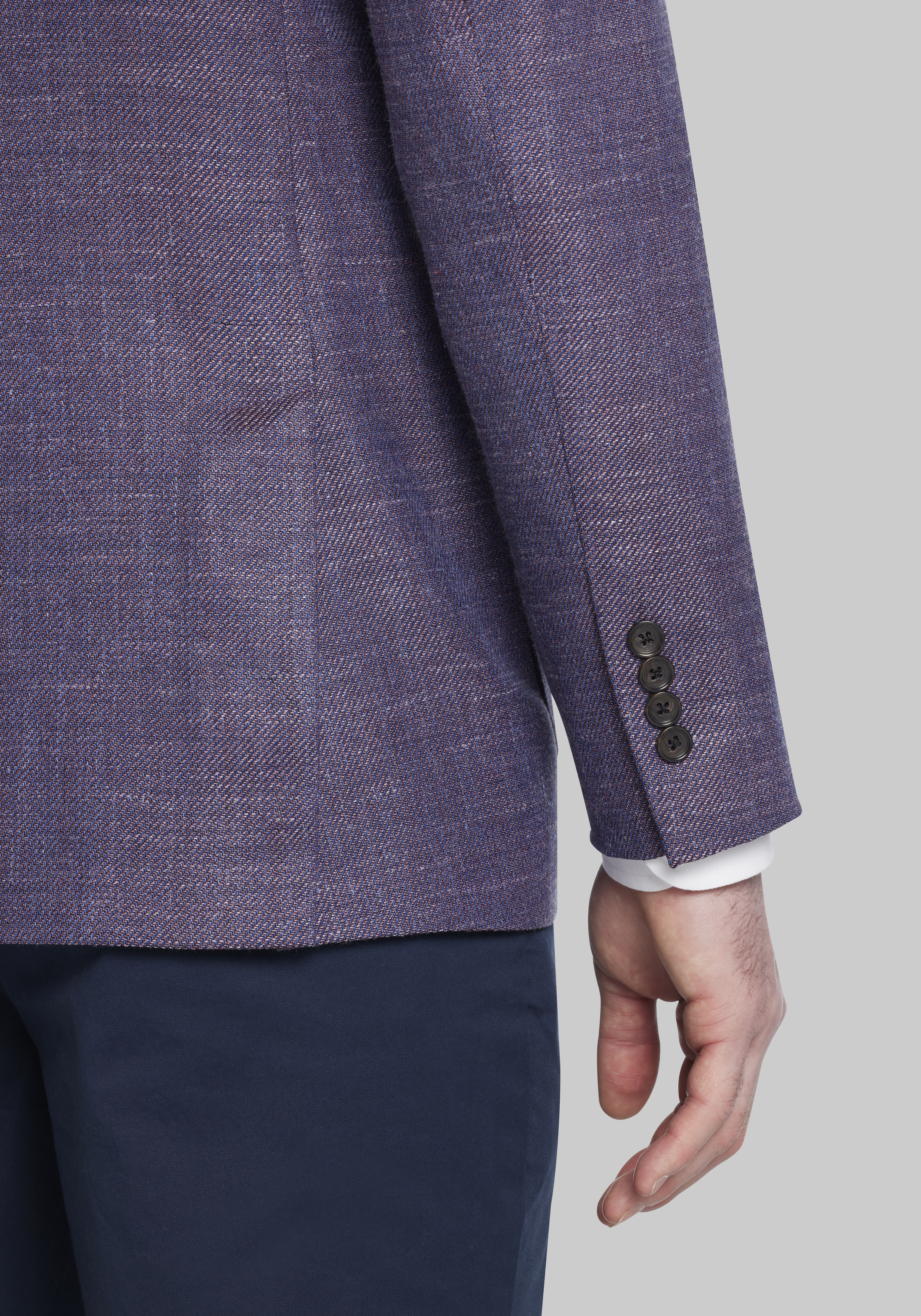 Reserve Collection Tailored Fit Twill Sportcoat - Big & Tall CLEARANCE