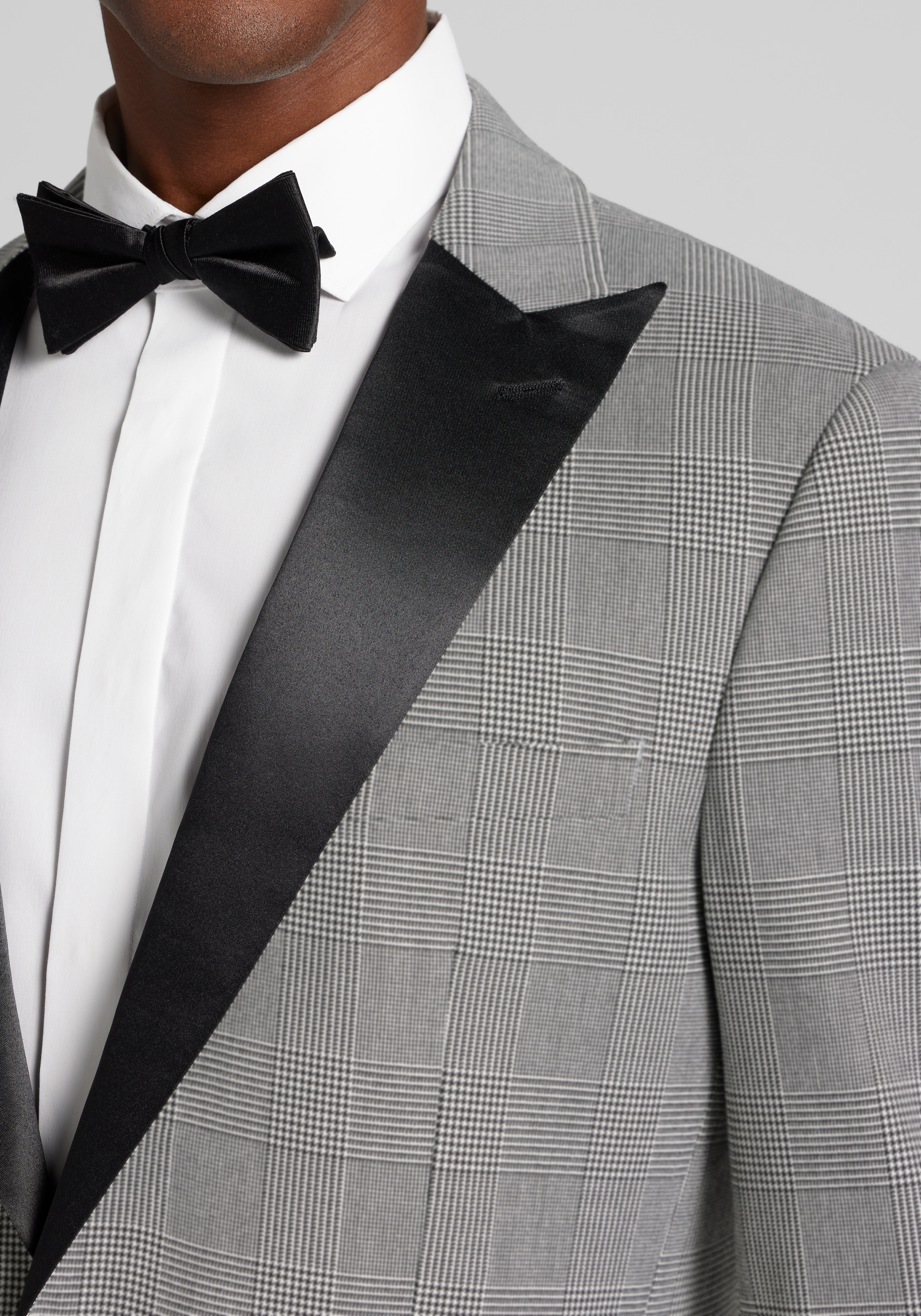 Jos. A. Bank Comfort Stretch Slim Fit Plaid Dinner Jacket CLEARANCE