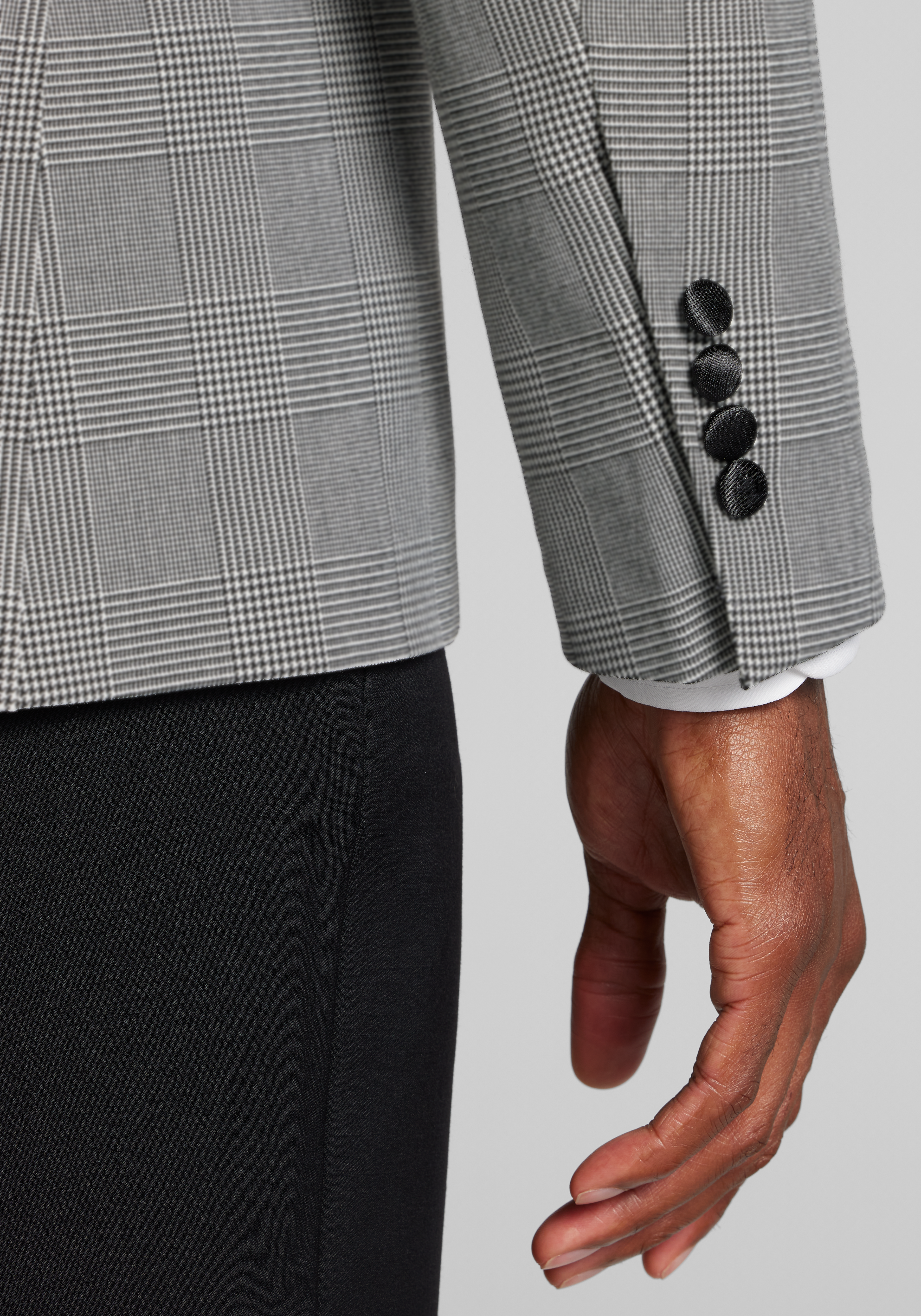 Jos. A. Bank Comfort Stretch Slim Fit Plaid Dinner Jacket CLEARANCE