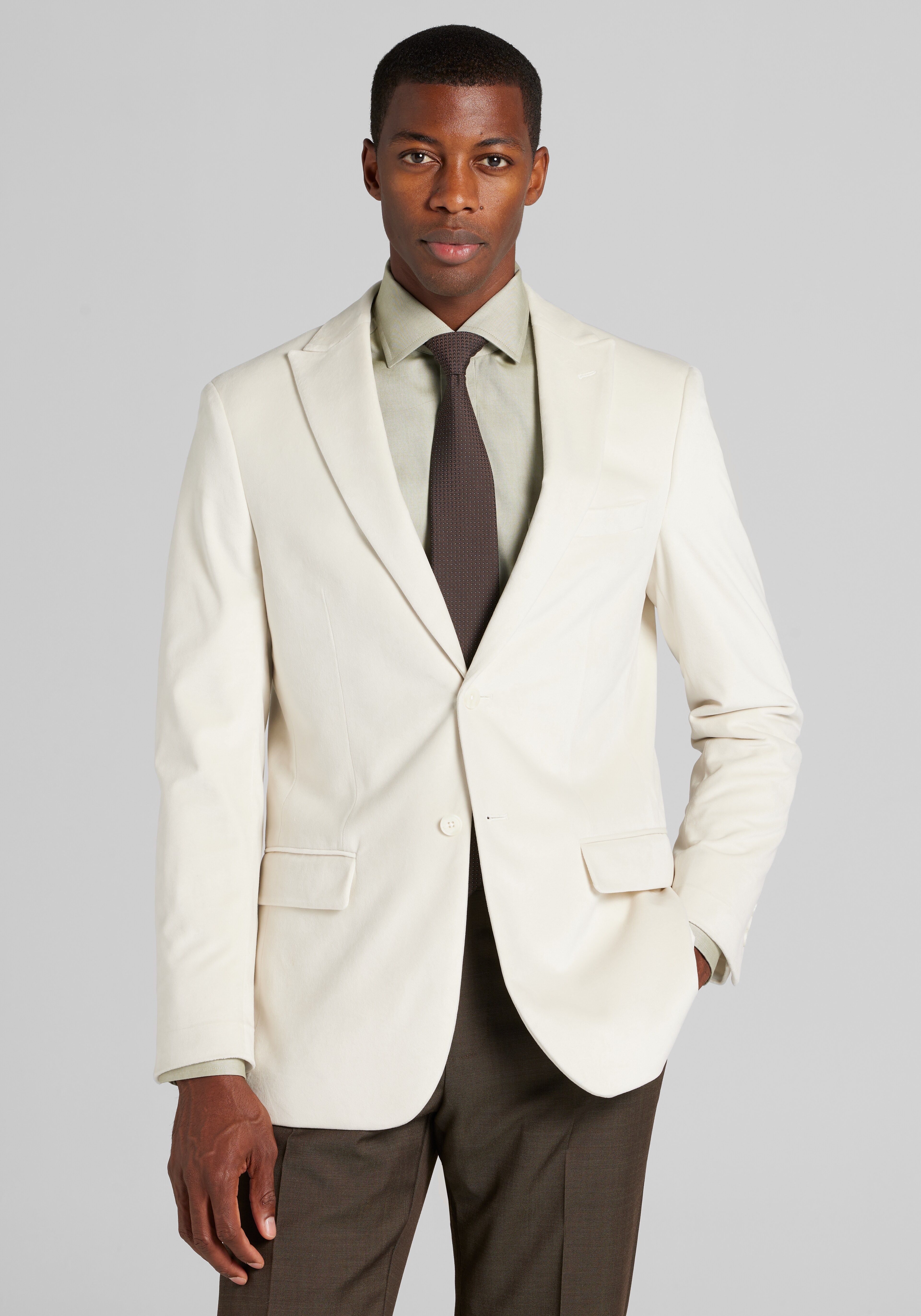 Jos. A. Bank Tailored Fit Comfort Stretch Velvet Dinner Jacket CLEARANCE