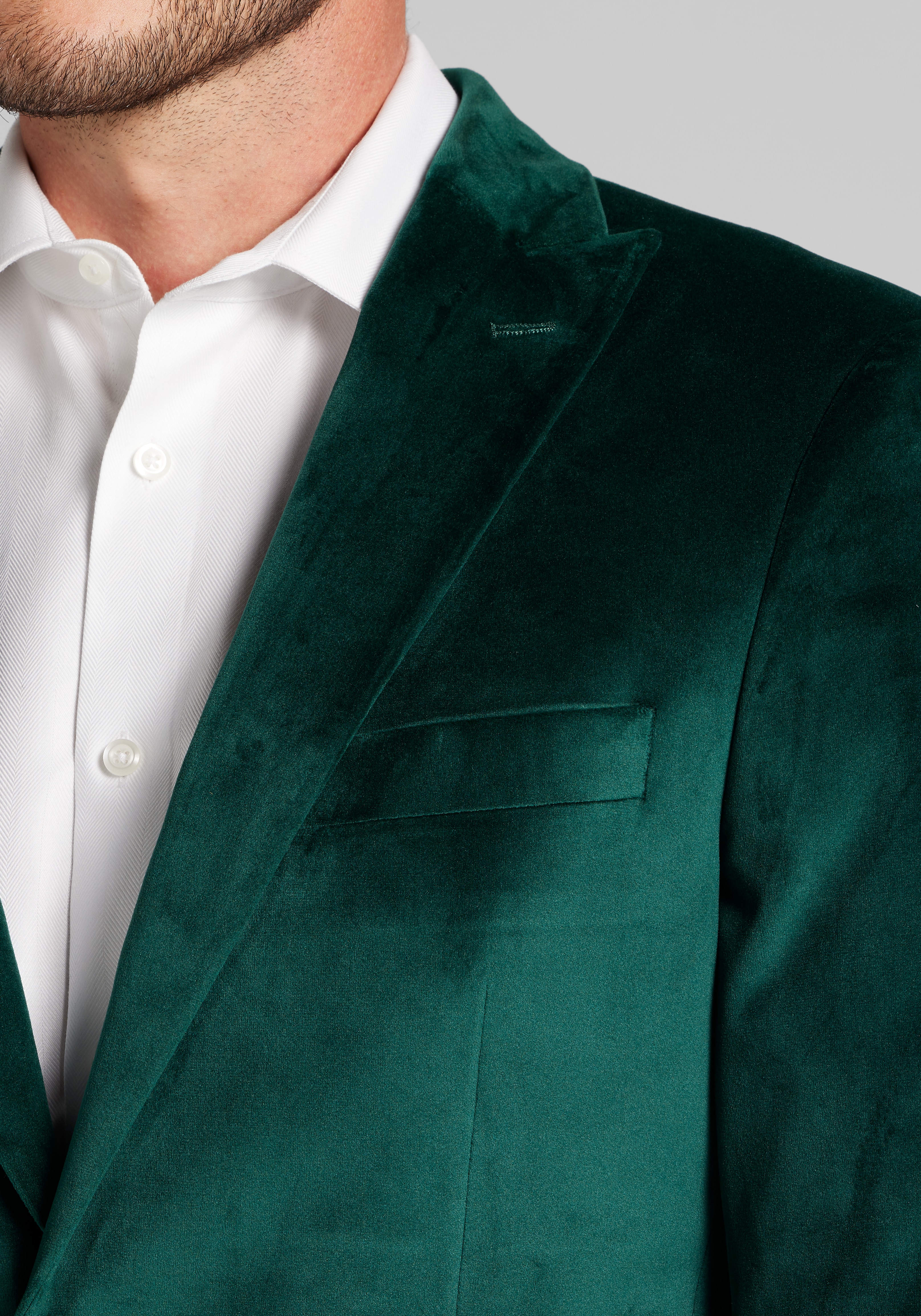 Jos. A. Bank Comfort Stretch Tailored Fit Velvet Dinner Jacket - Big & Tall CLEARANCE