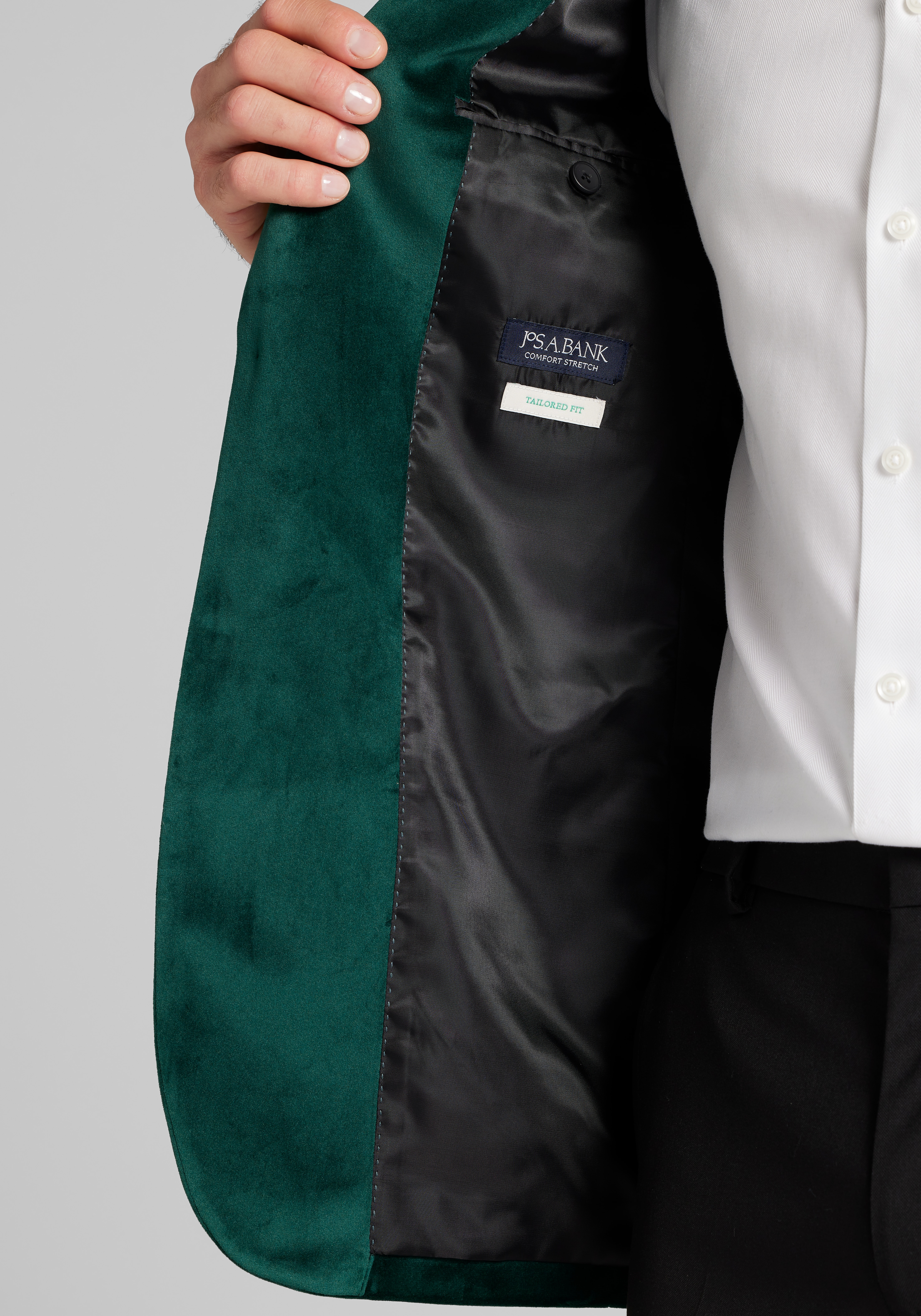 Jos. A. Bank Comfort Stretch Tailored Fit Velvet Dinner Jacket - Big & Tall CLEARANCE