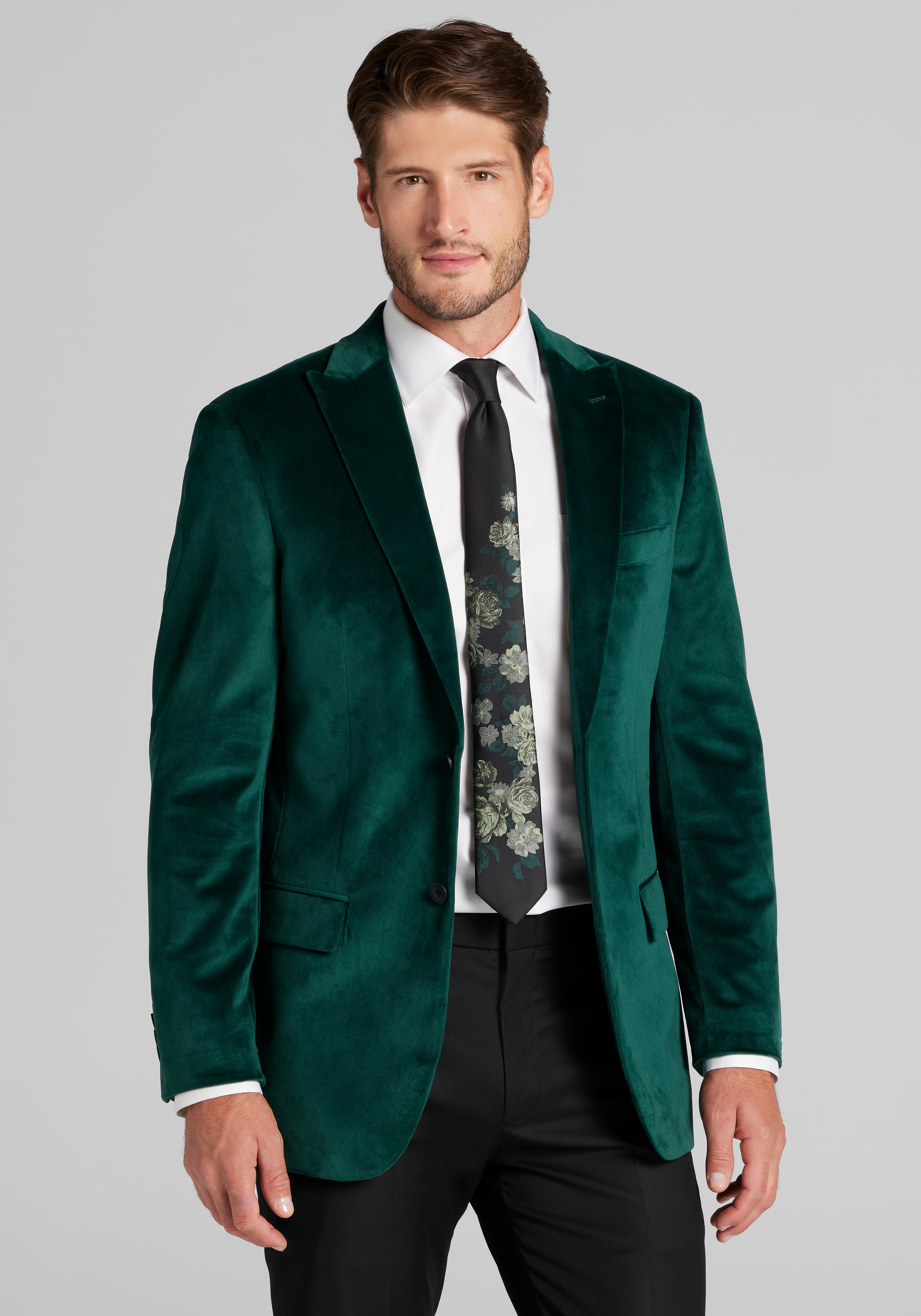 Men's Sportcoats, Jos. A. Bank Tailored Fit Comfort Stretch Velvet Dinner Jacket - Jos A Bank