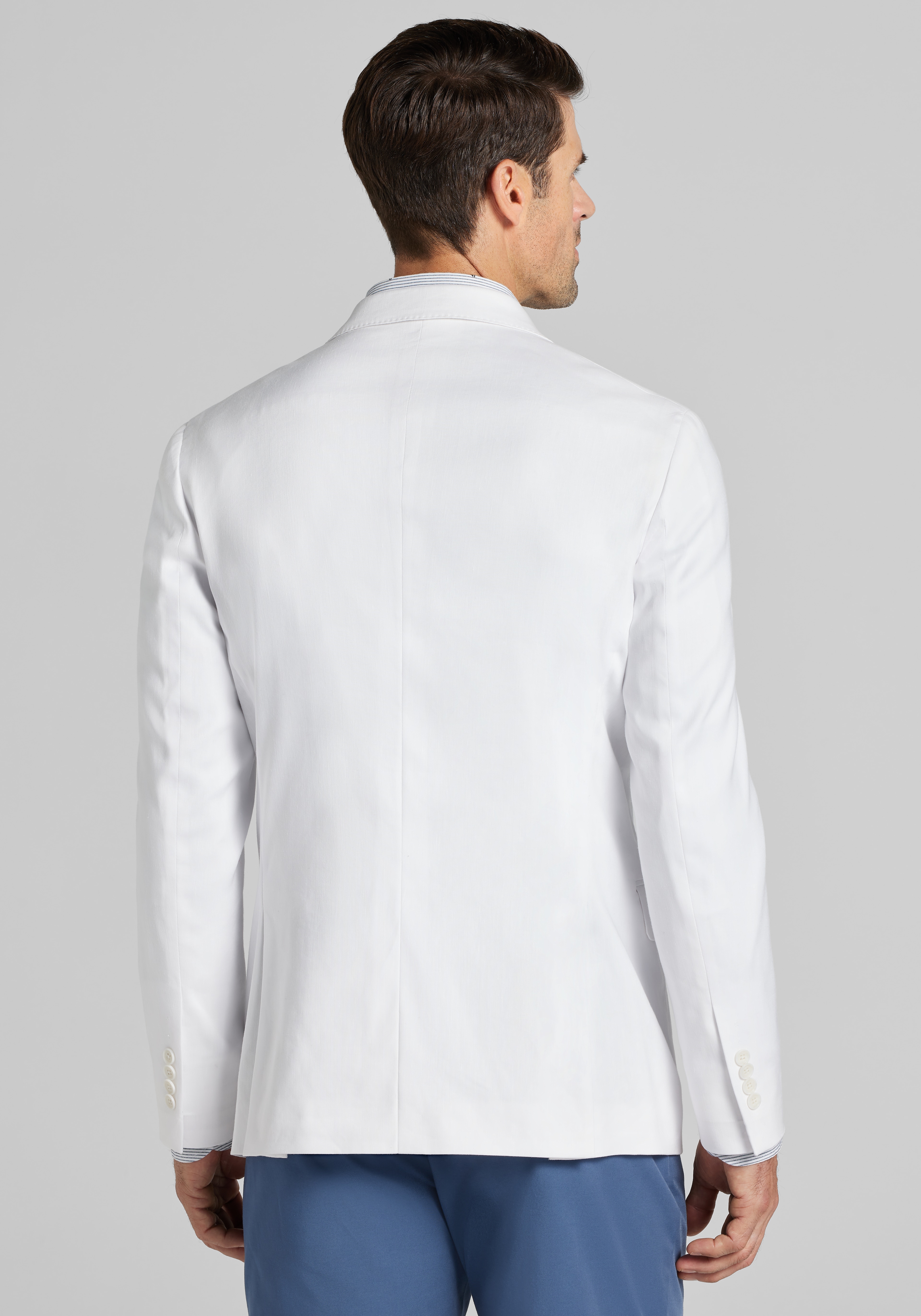 Reserve Collection Tailored Fit Linen-Blend Sportcoat CLEARANCE