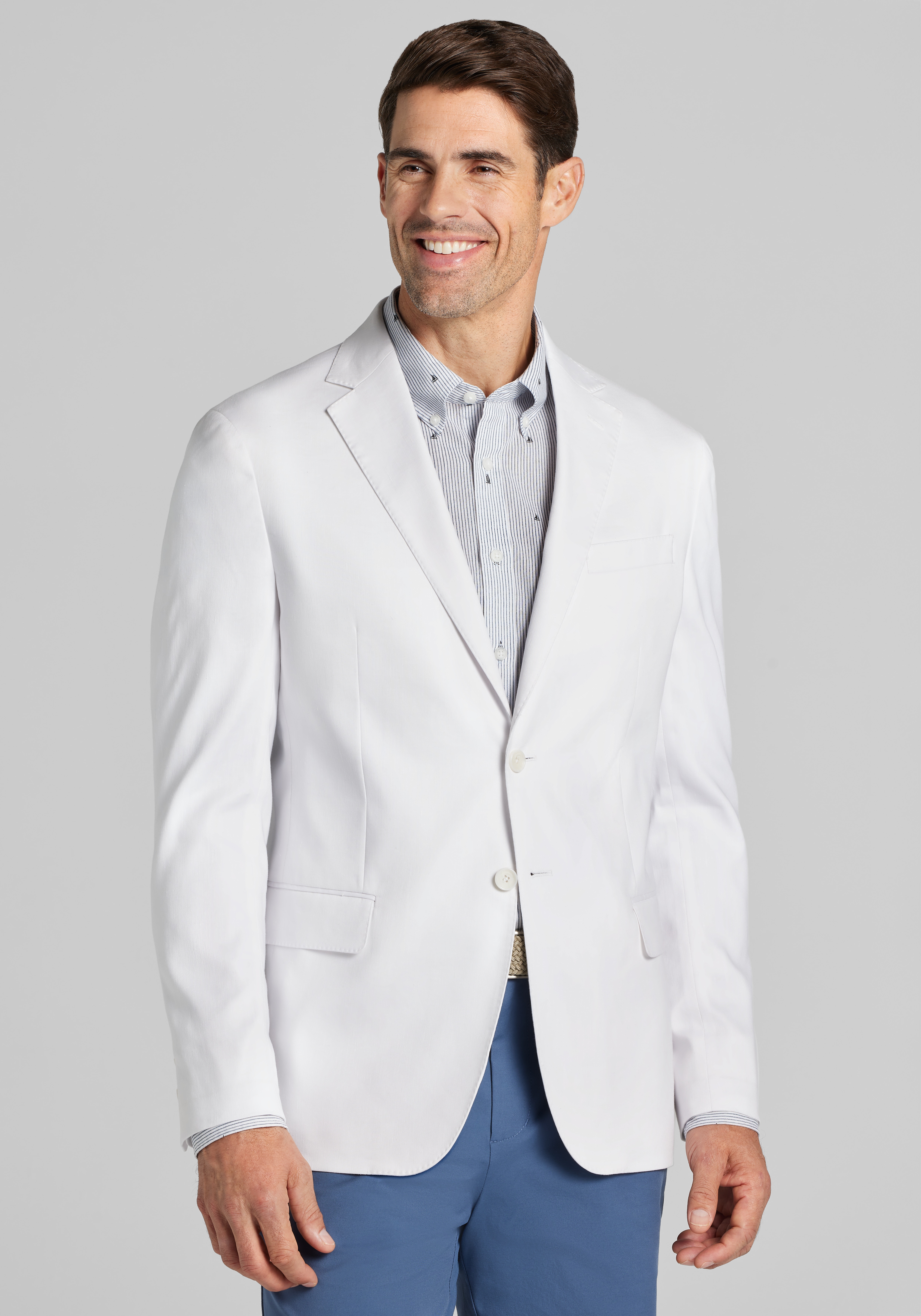 Men's Sportcoats, Reserve Collection Tailored Fit Linen-Blend Sportcoat - Jos A Bank