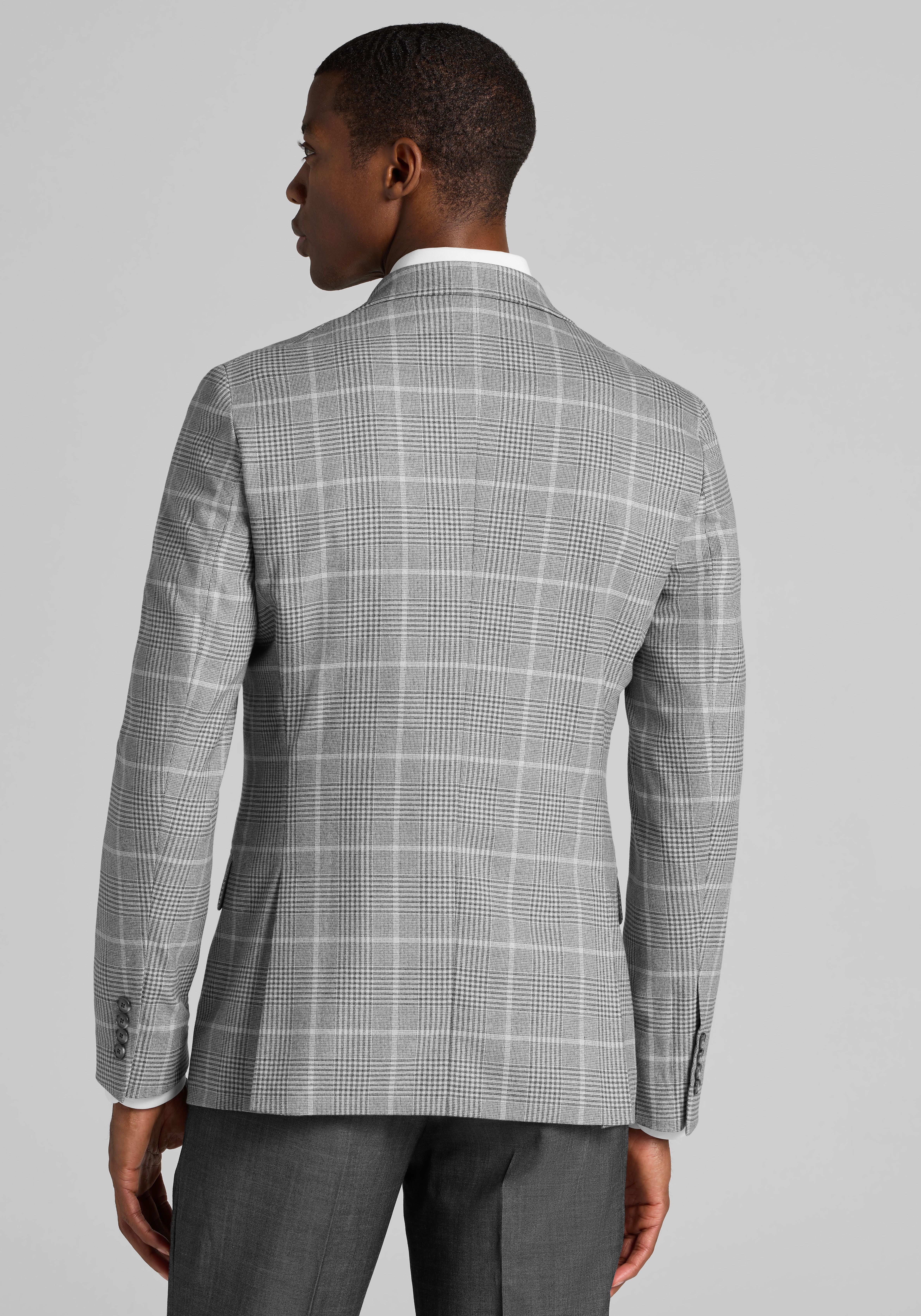 1905 Collection Slim Fit Plaid Sportcoat