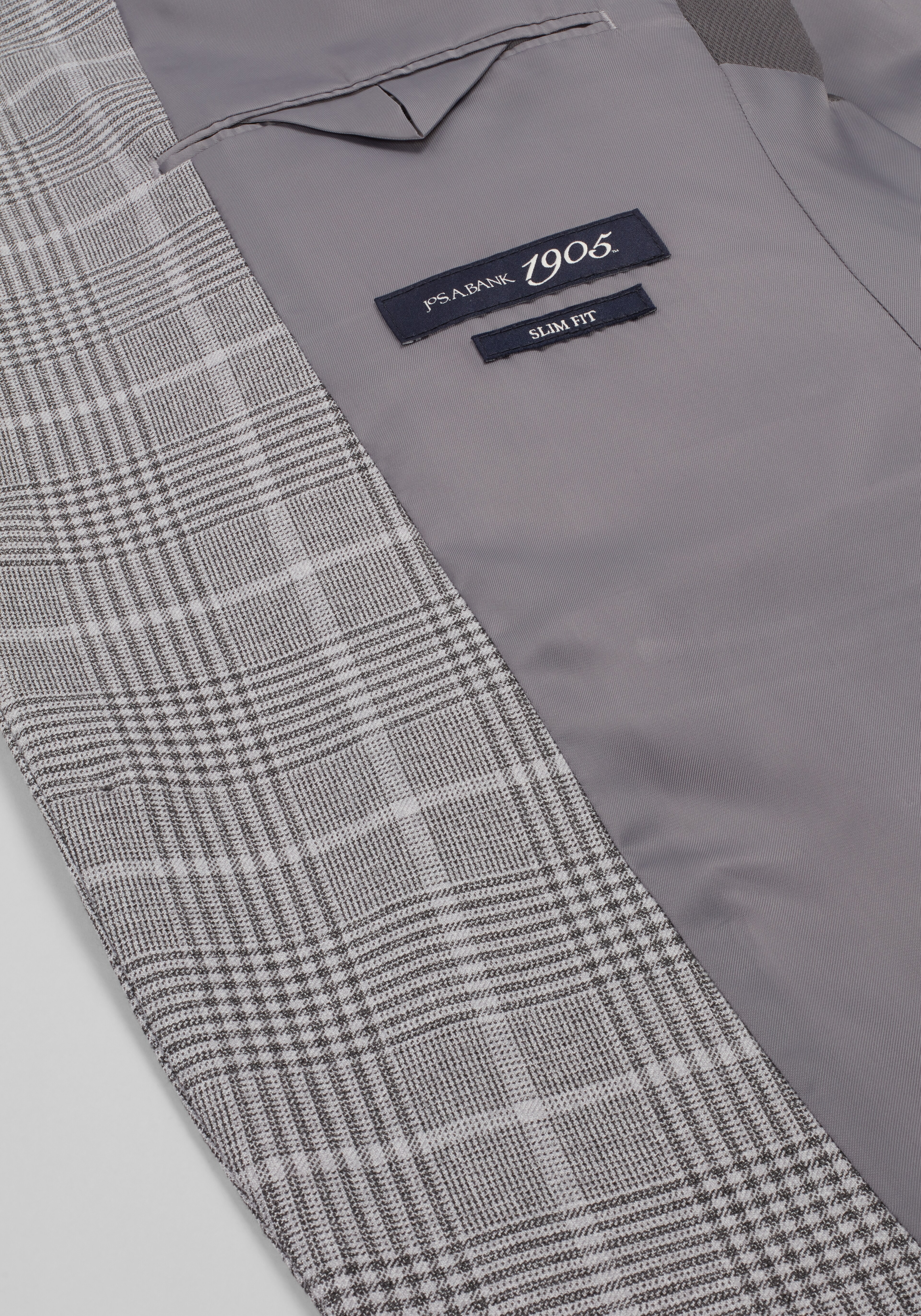 1905 Collection Slim Fit Plaid Sportcoat