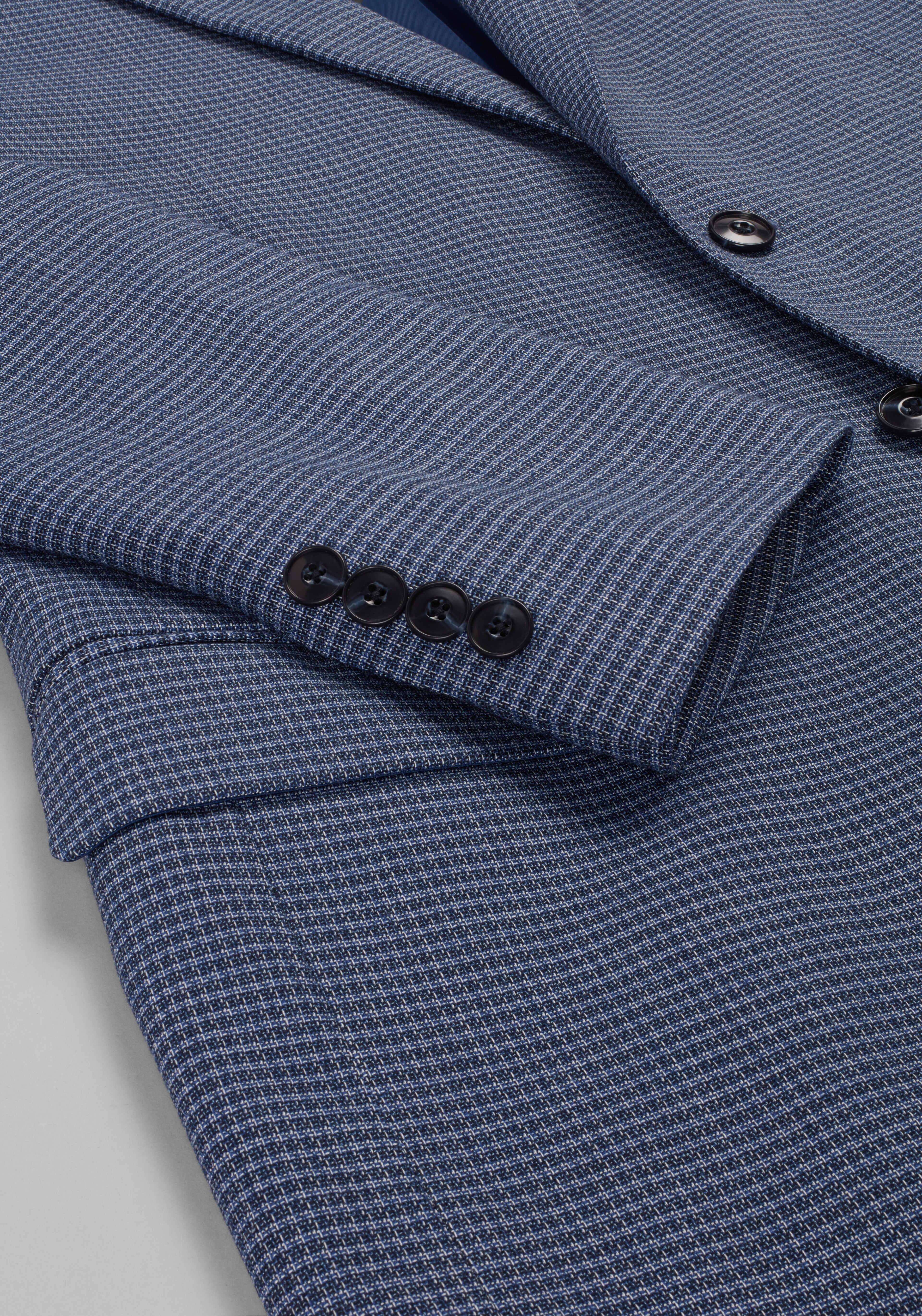 1905 Collection Tailored Fit Mini Check Sportcoat - Big & Tall