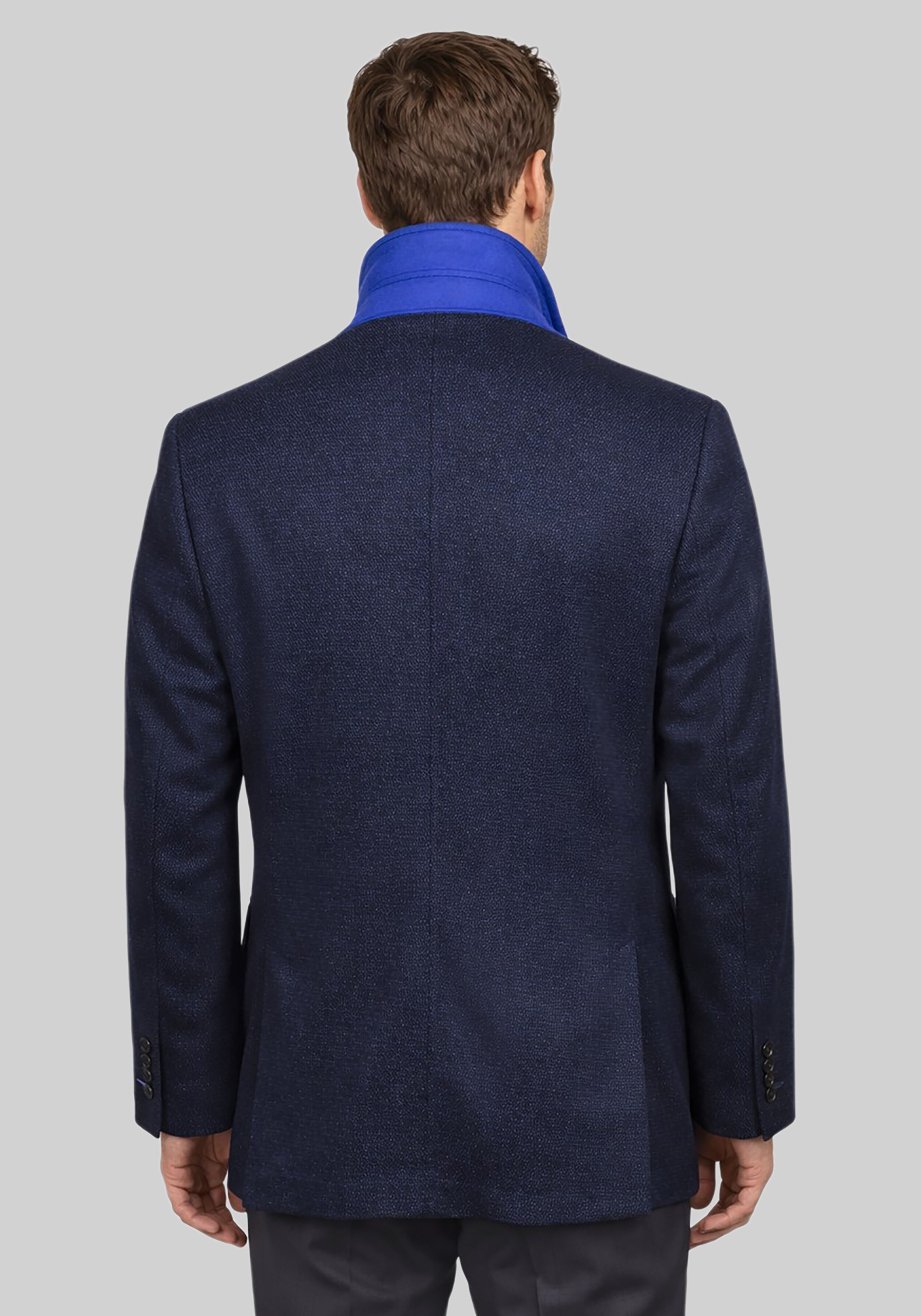 Gruner1949 Tailored Fit Basketweave 4-Way Stretch Knit Sportcoat