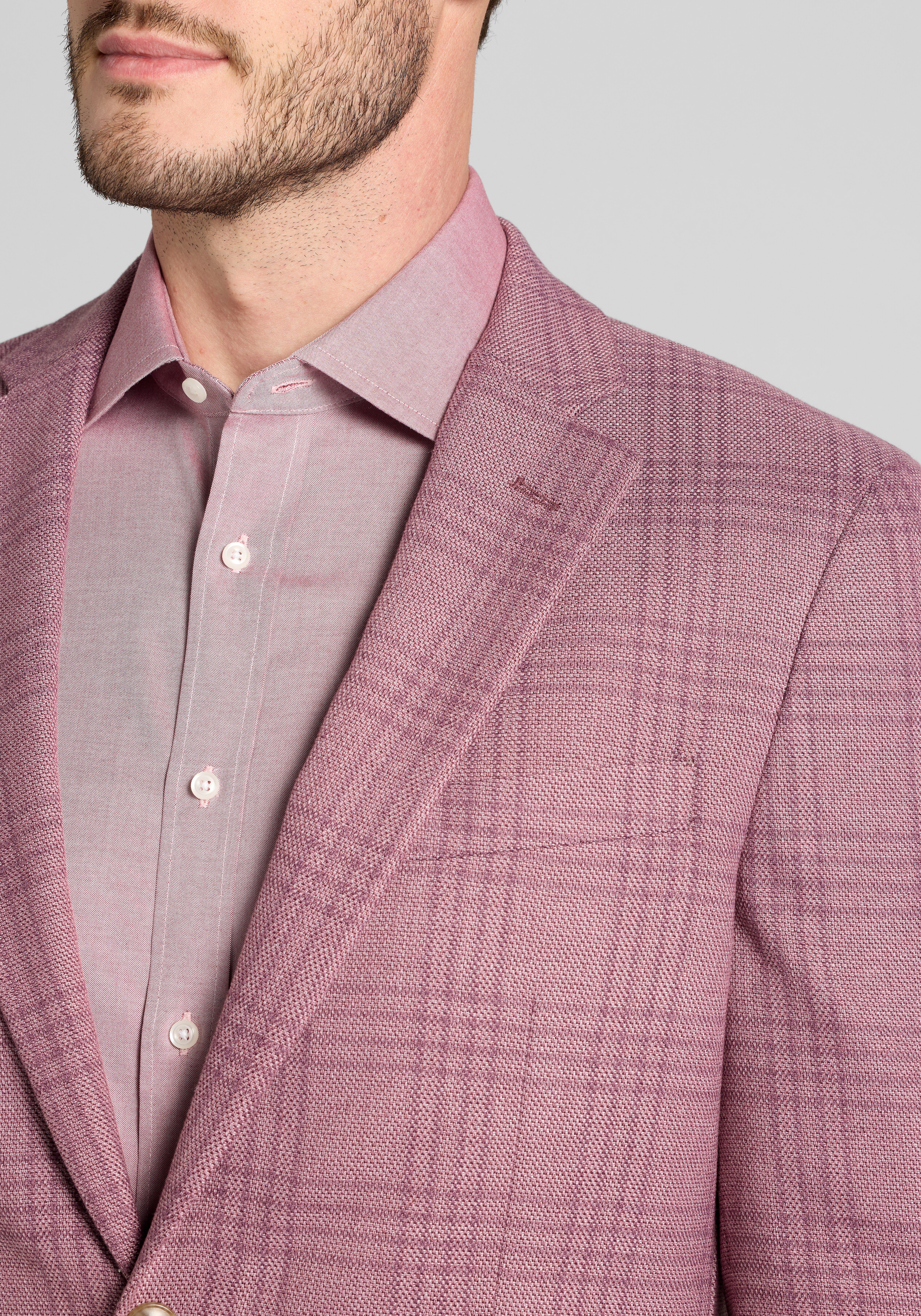 1905 Collection Slim Fit Plaid Sportcoat