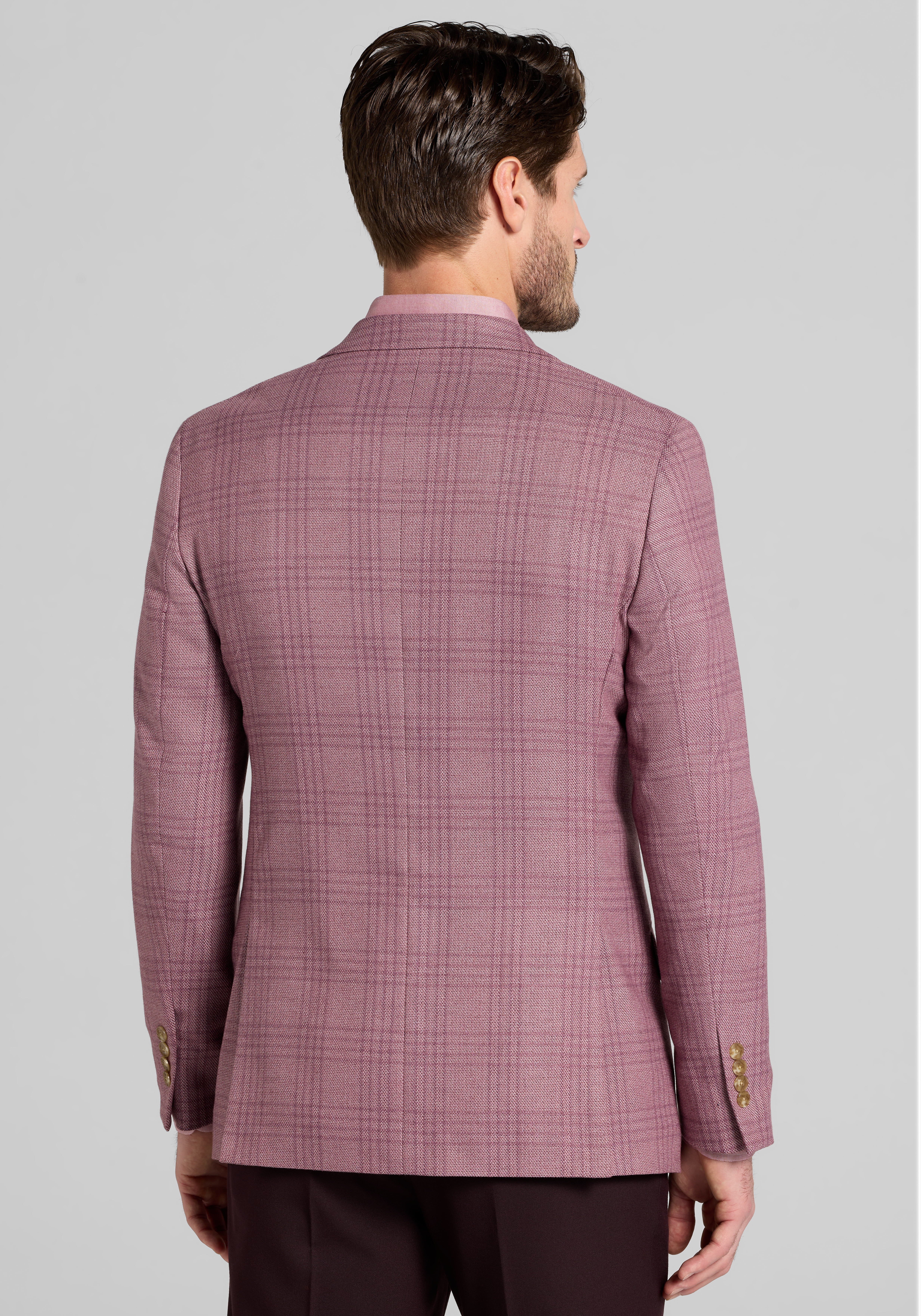 1905 Collection Slim Fit Plaid Sportcoat