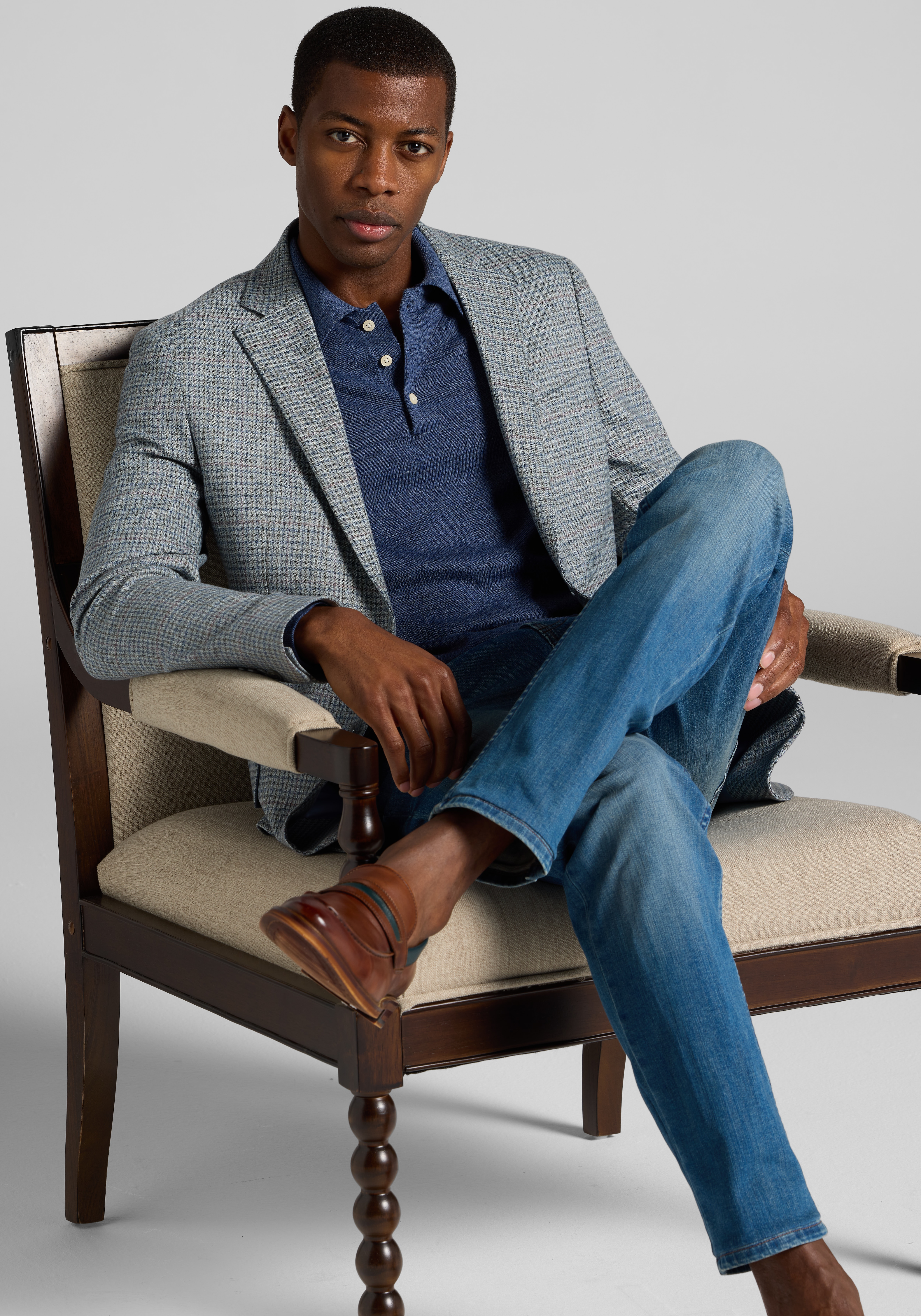 1905 Collection Slim Fit Check Sportcoat