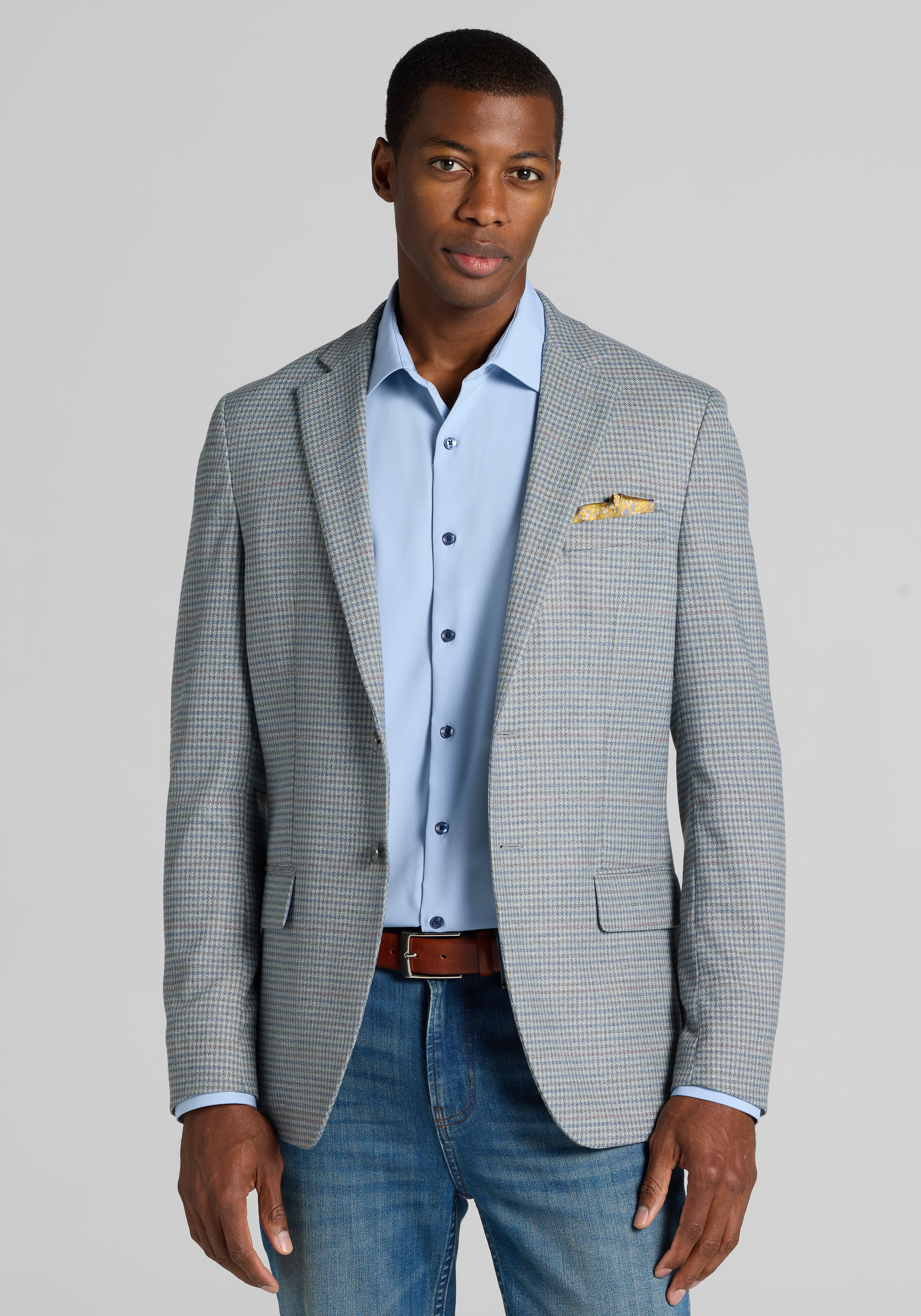 Men's Sportcoats, 1905 Collection Slim Fit Check Sportcoat - Jos A Bank