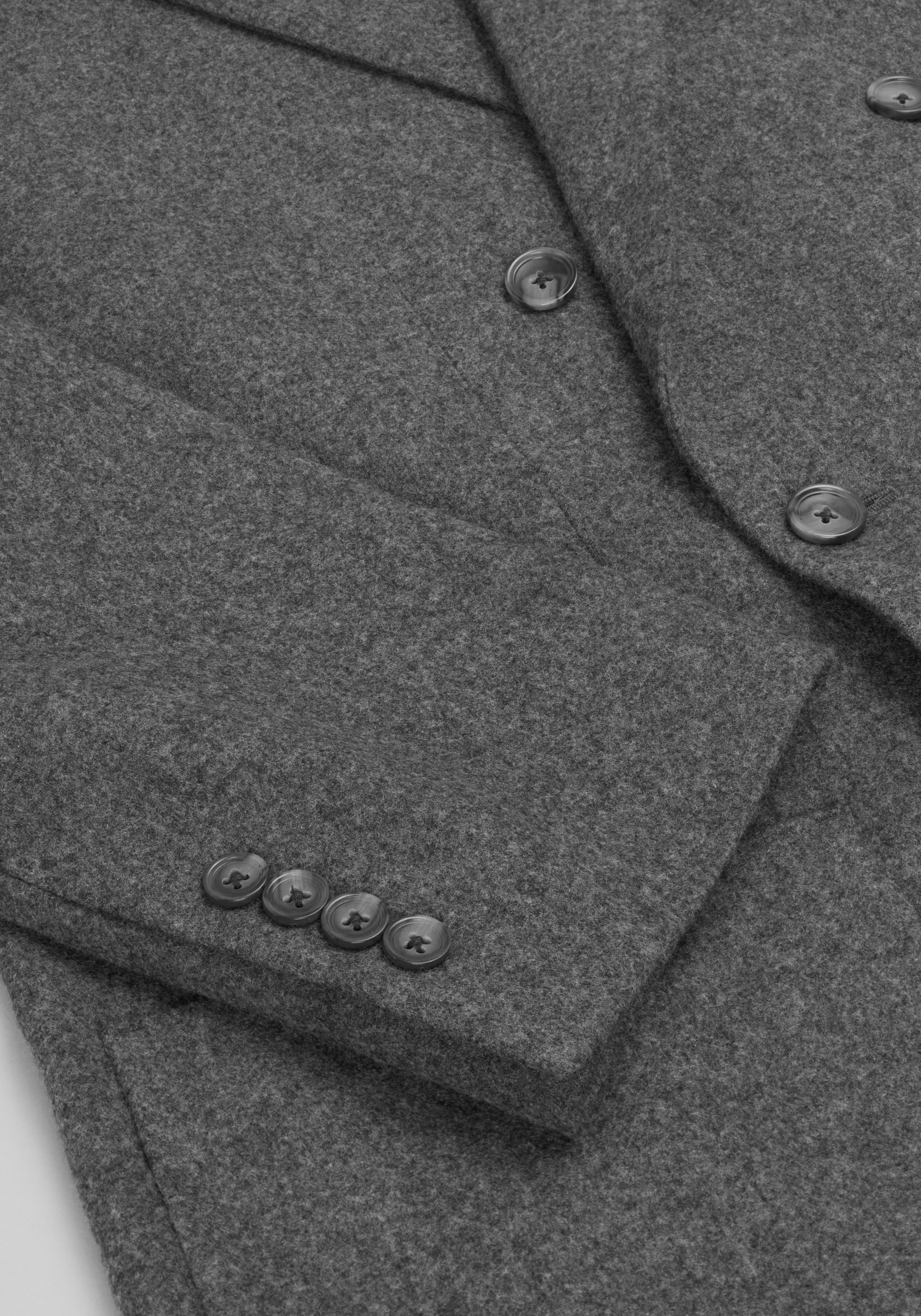 Reserve Collection Tailored Fit Wool Cashmere Blend Double Breasted Sportcoat