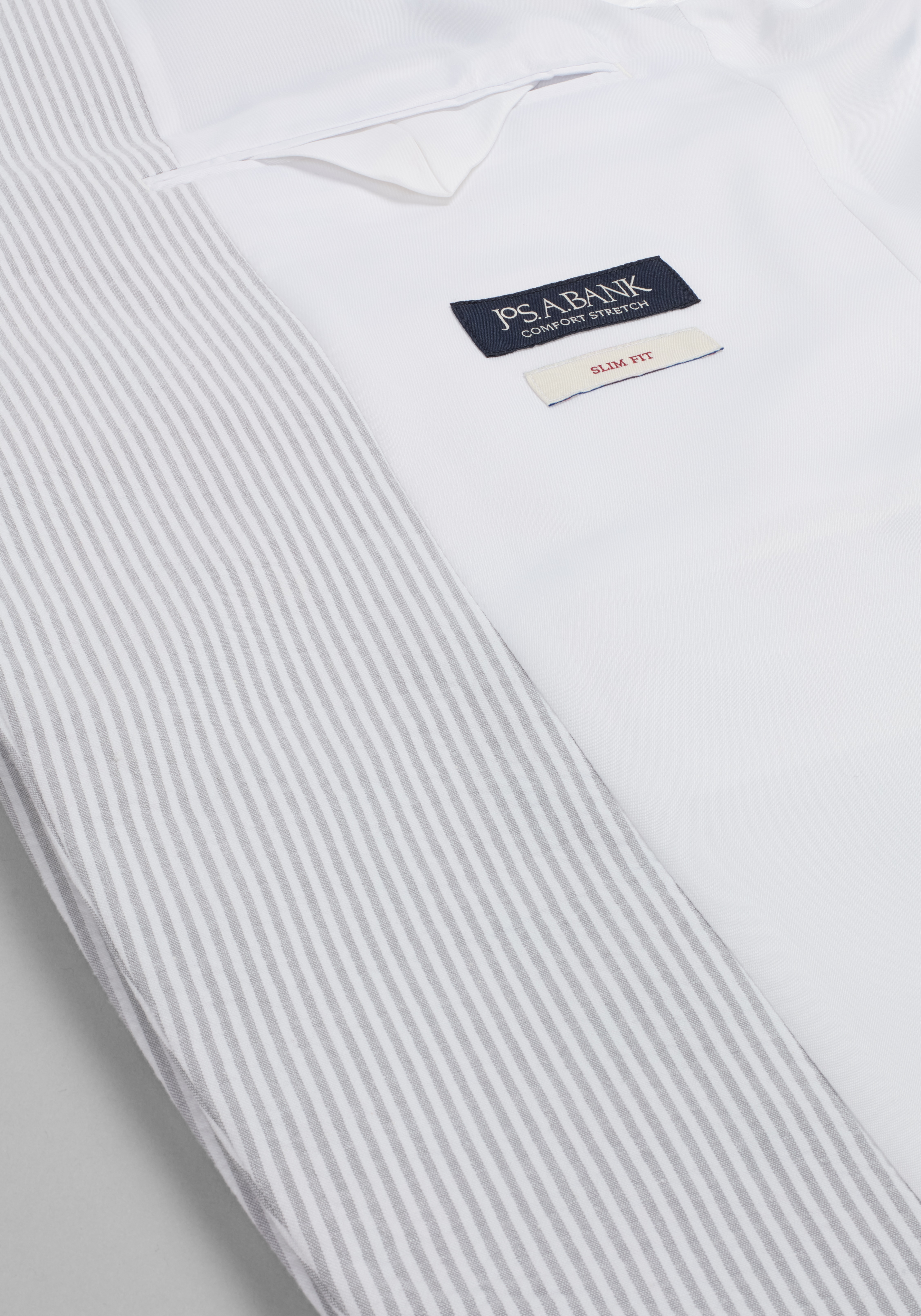 Jos. A. Bank Slim Fit Comfort Stretch Stripe Seersucker Sportcoat