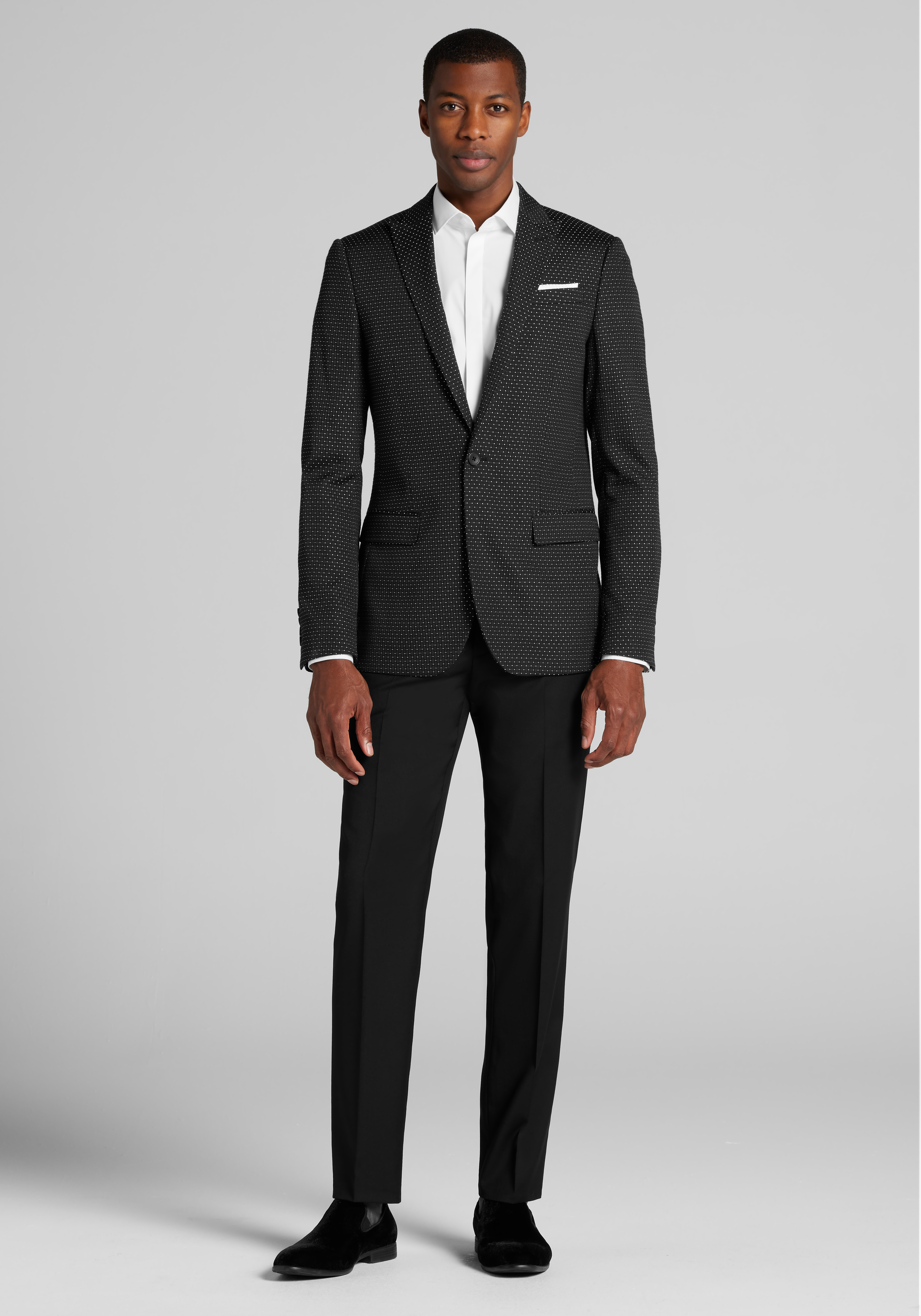 Jos. A. Bank Skinny Fit Polka Dot Dinner Jacket