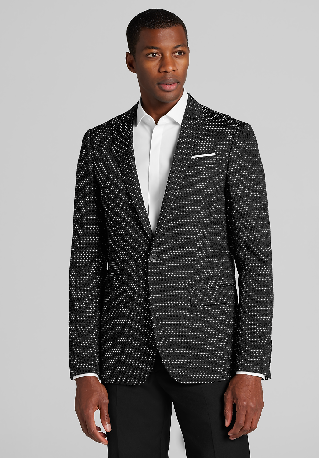 Jos. A. Bank Skinny Fit Polka Dot Dinner Jacket