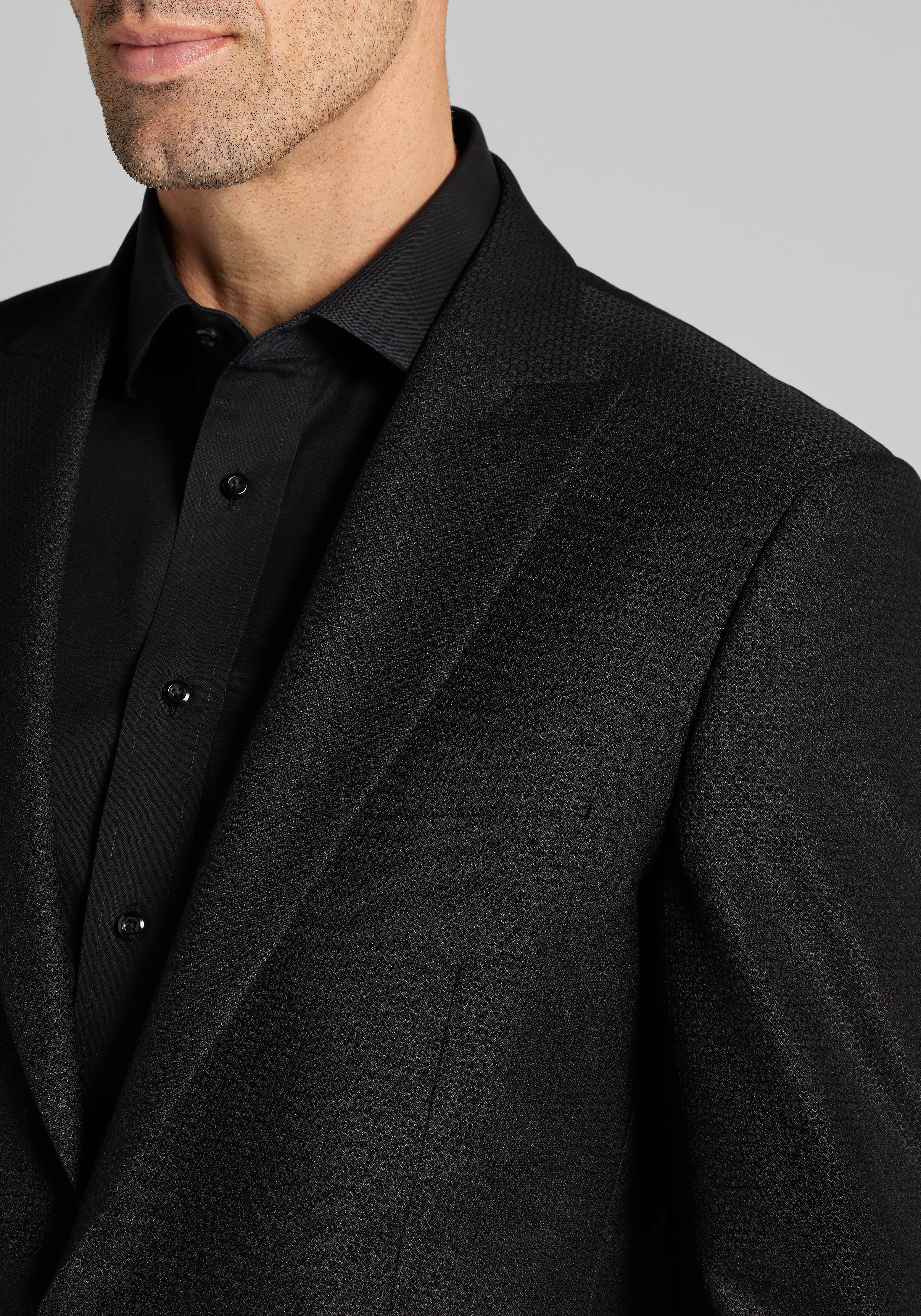 Jos. A. Bank Traditional Fit Comfort Stretch Micro Texture Dinner Jacket