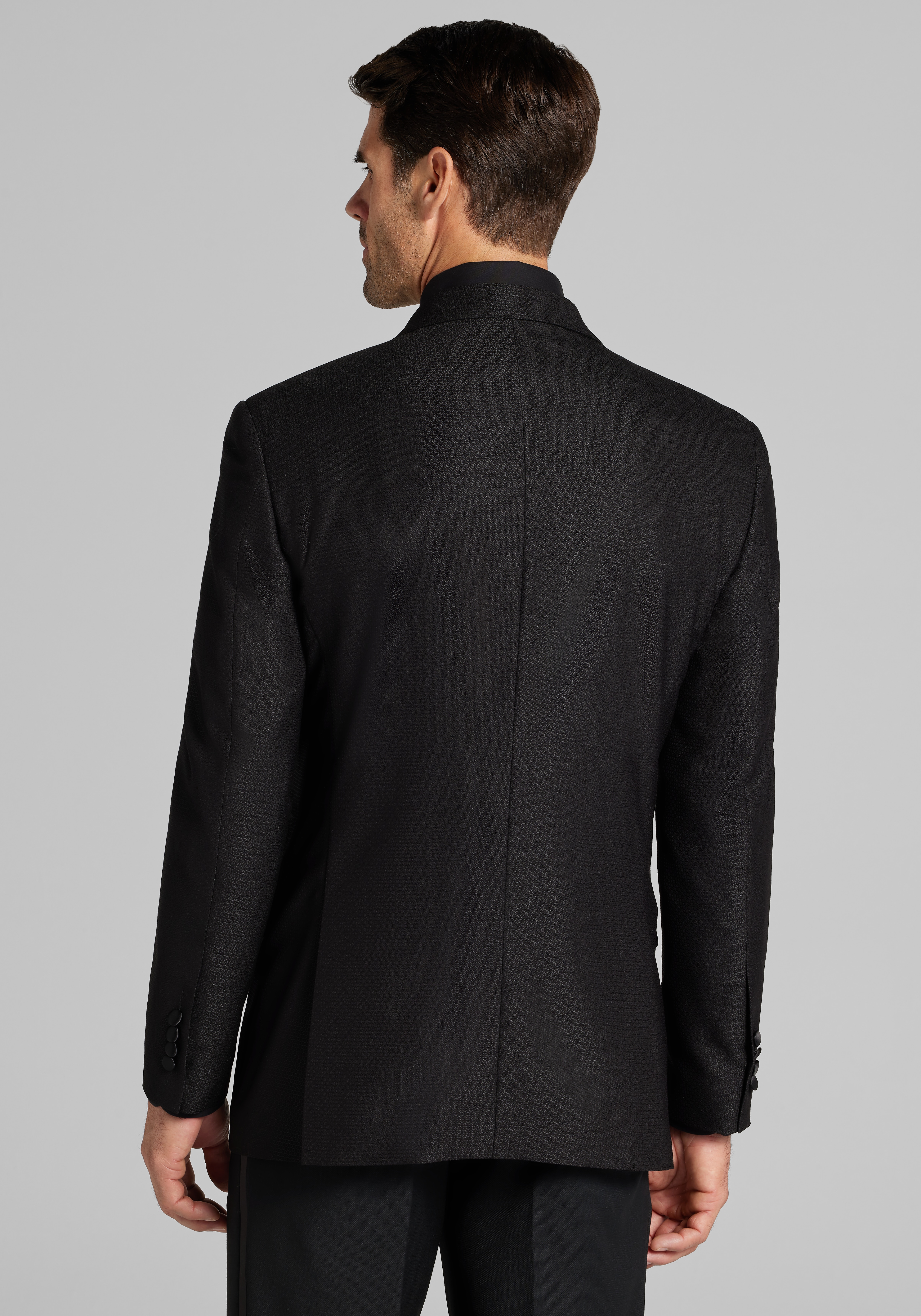 Jos. A. Bank Traditional Fit Comfort Stretch Micro Texture Dinner Jacket