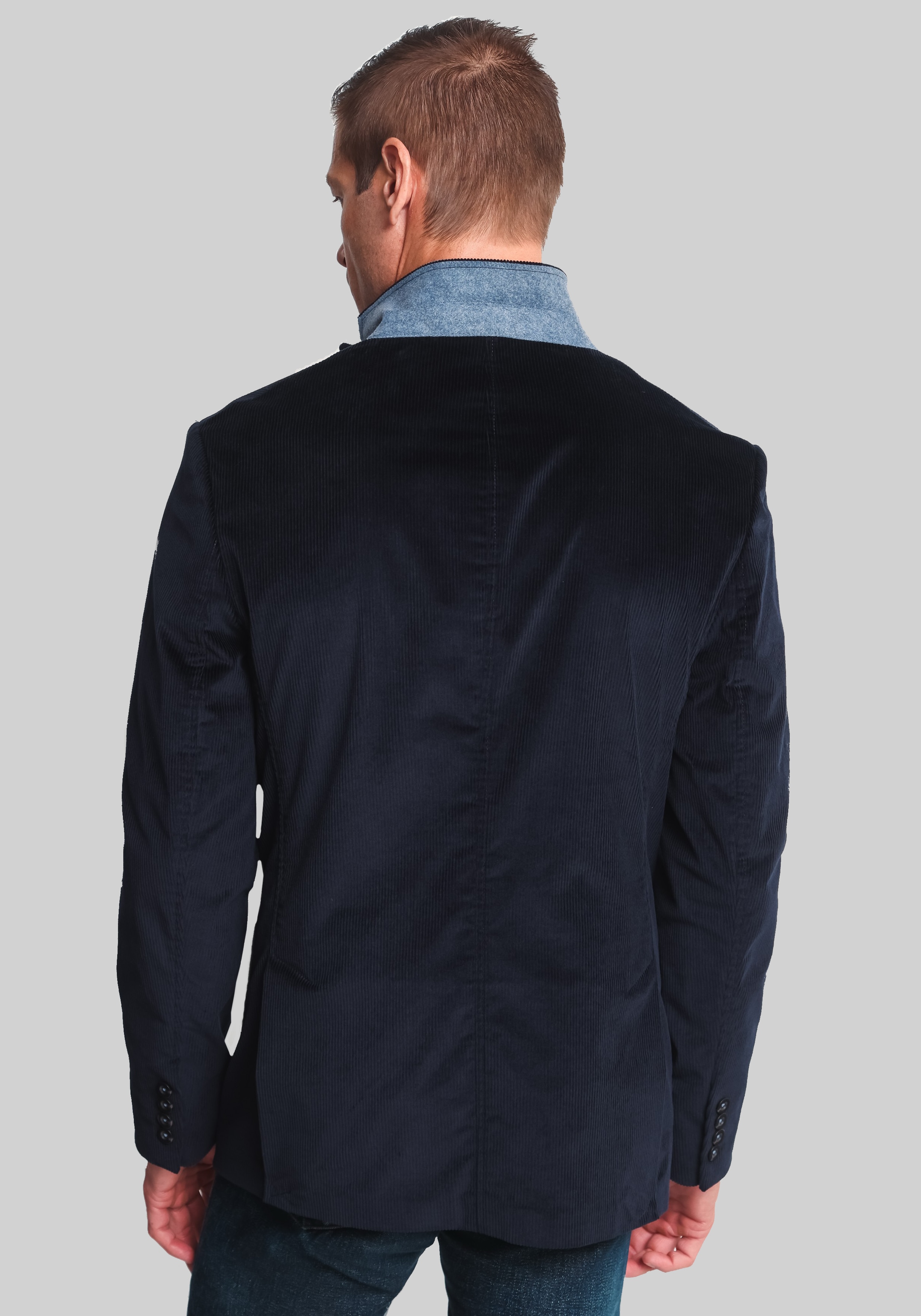 Gruner1949 Tailored Fit Corduroy 4-Way Stretch Sportcoat