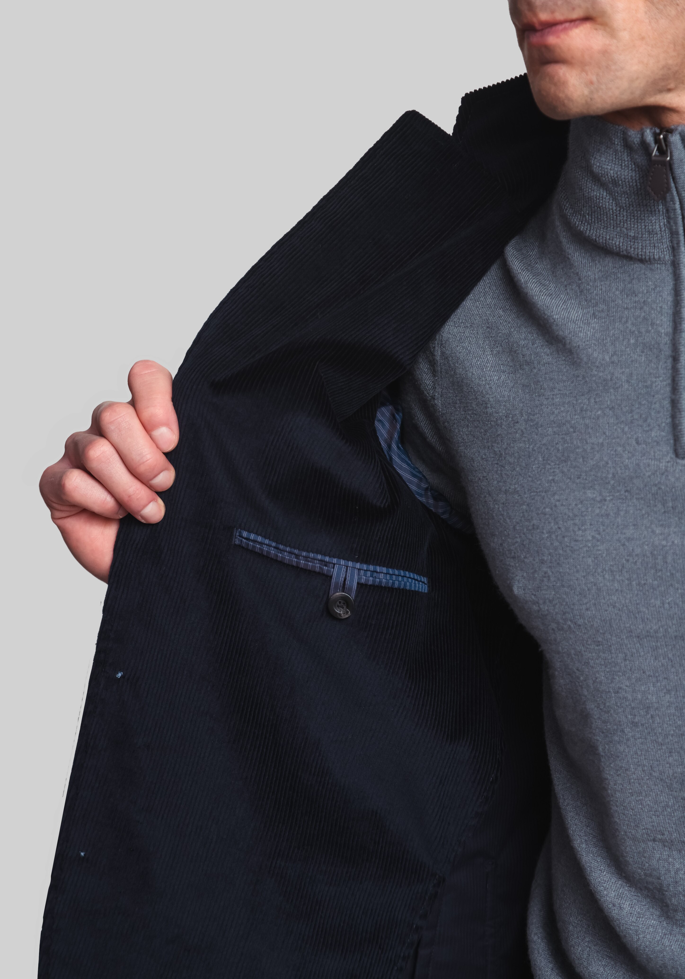 Gruner1949 Tailored Fit Corduroy 4-Way Stretch Sportcoat