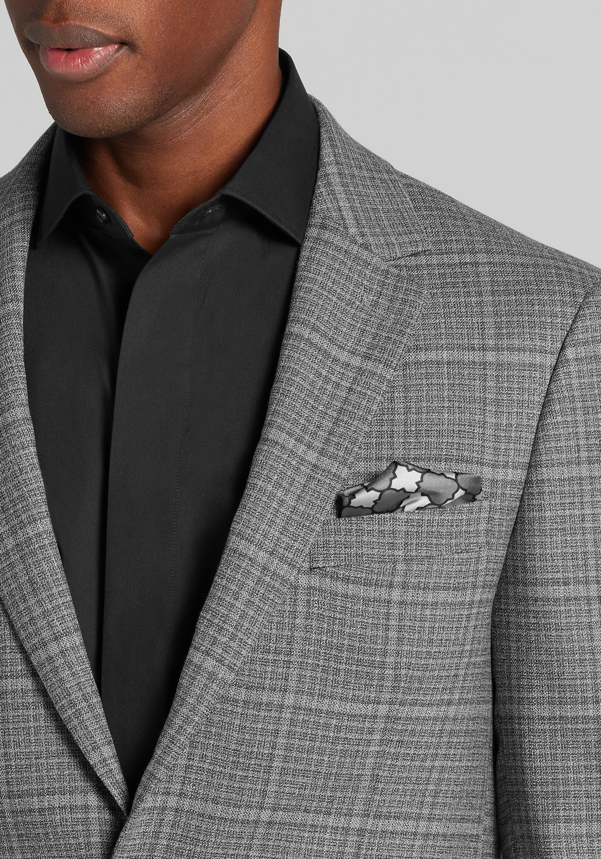 Men's Sportcoats, Traveler&reg; COOL<i>MOTION</i> Slim Fit Plaid Sportcoat - Jos A Bank