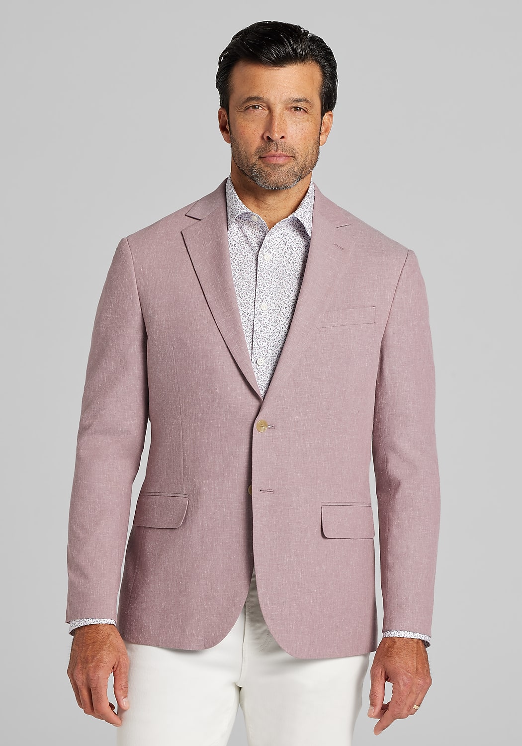 Jos. A. Bank Comfort Stretch Tailored Fit Linen Blend Sportcoat