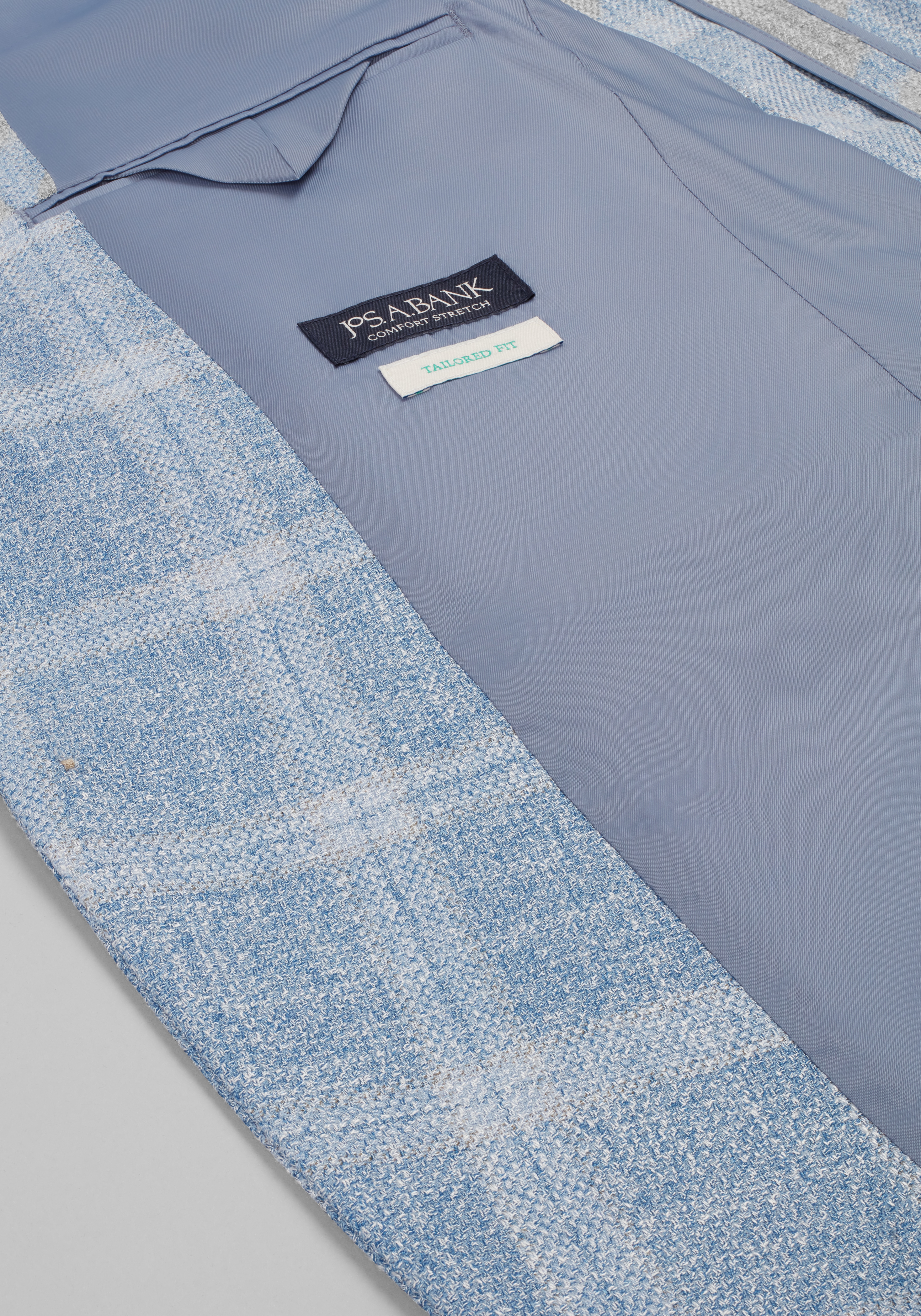 Jos. A. Bank Tailored Fit Comfort Stretch Plaid Sportcoat