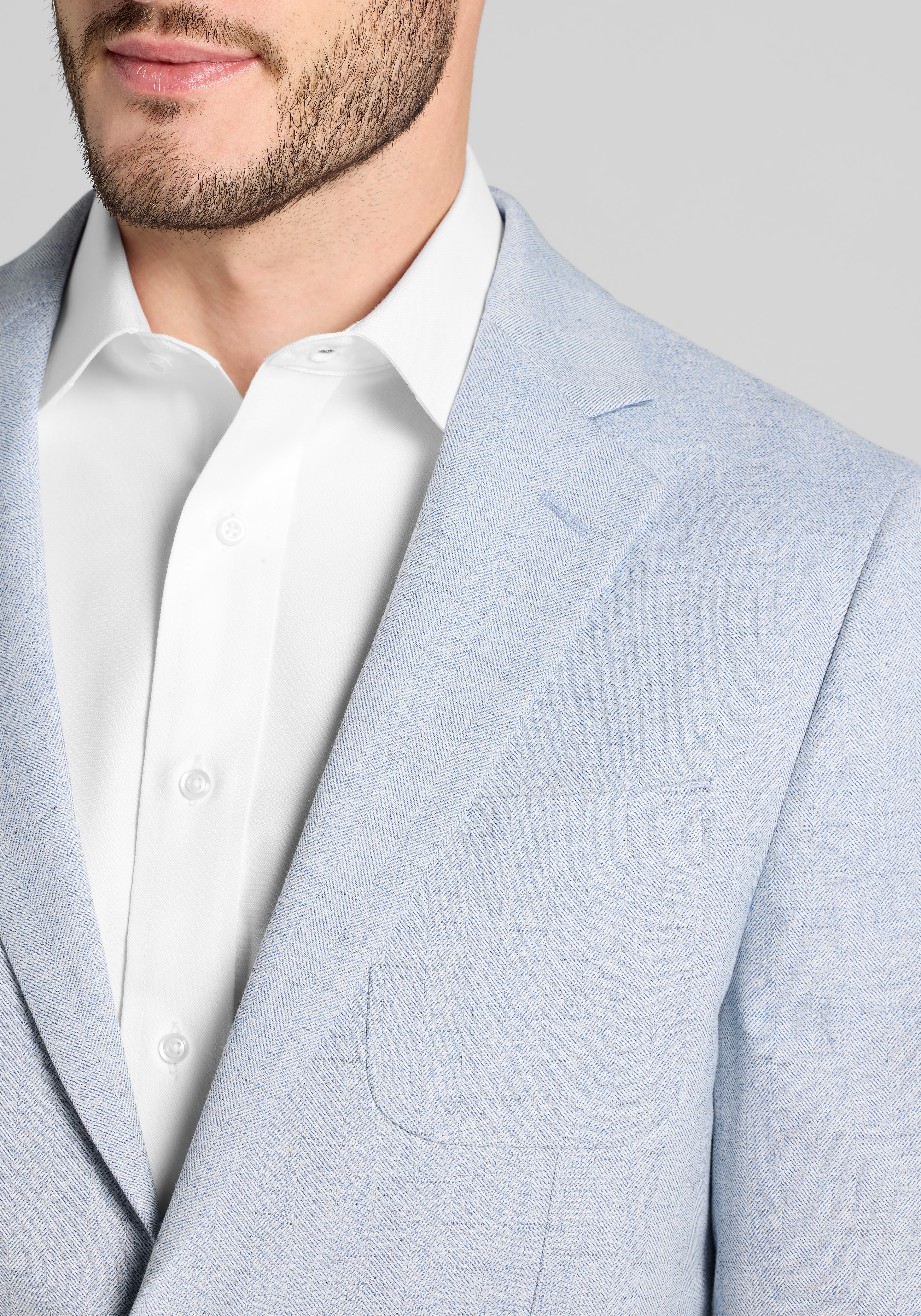 Jos. A. Bank Slim Fit Comfort Stretch Herringbone Sportcoat