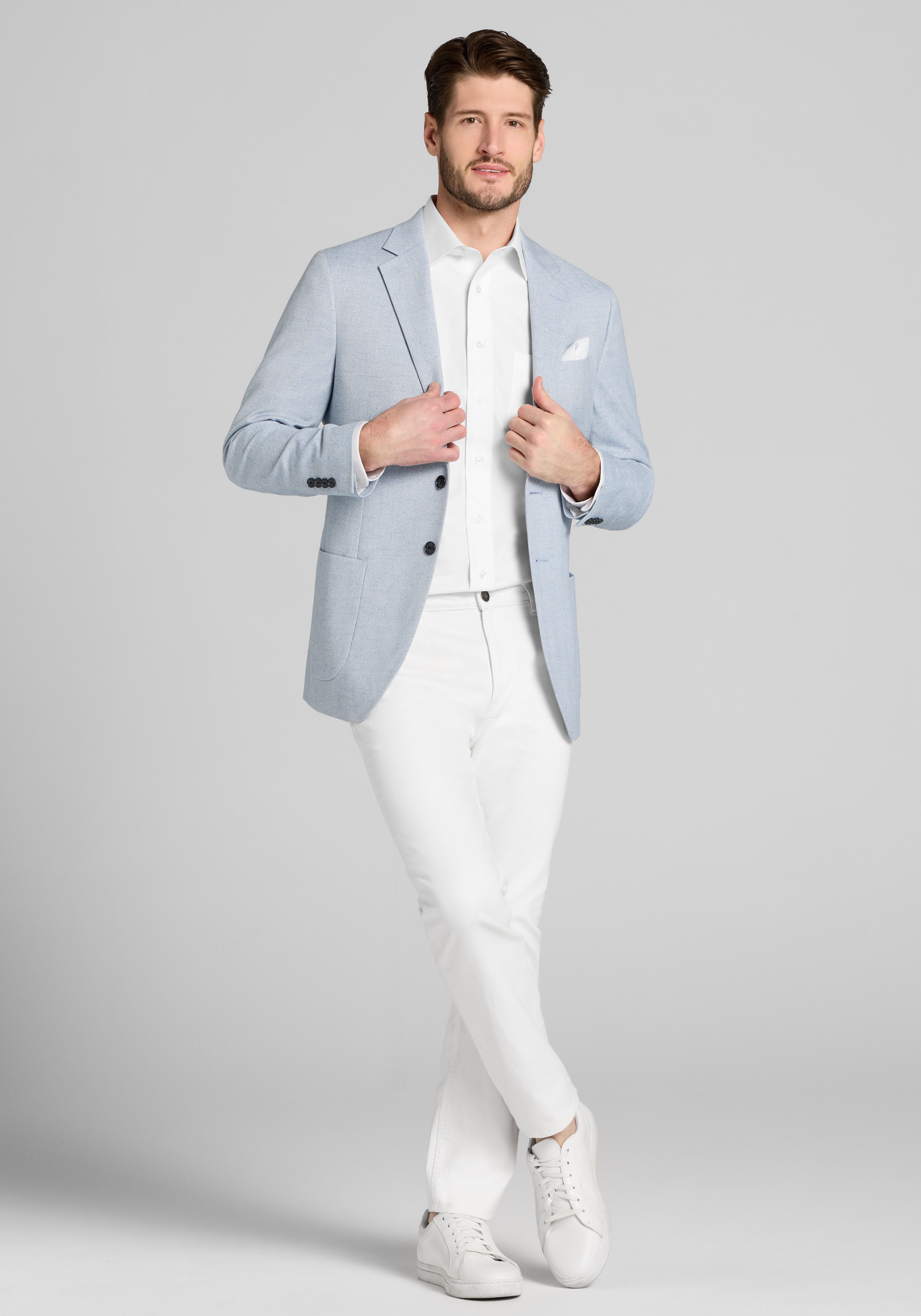 Jos. A. Bank Slim Fit Comfort Stretch Herringbone Sportcoat