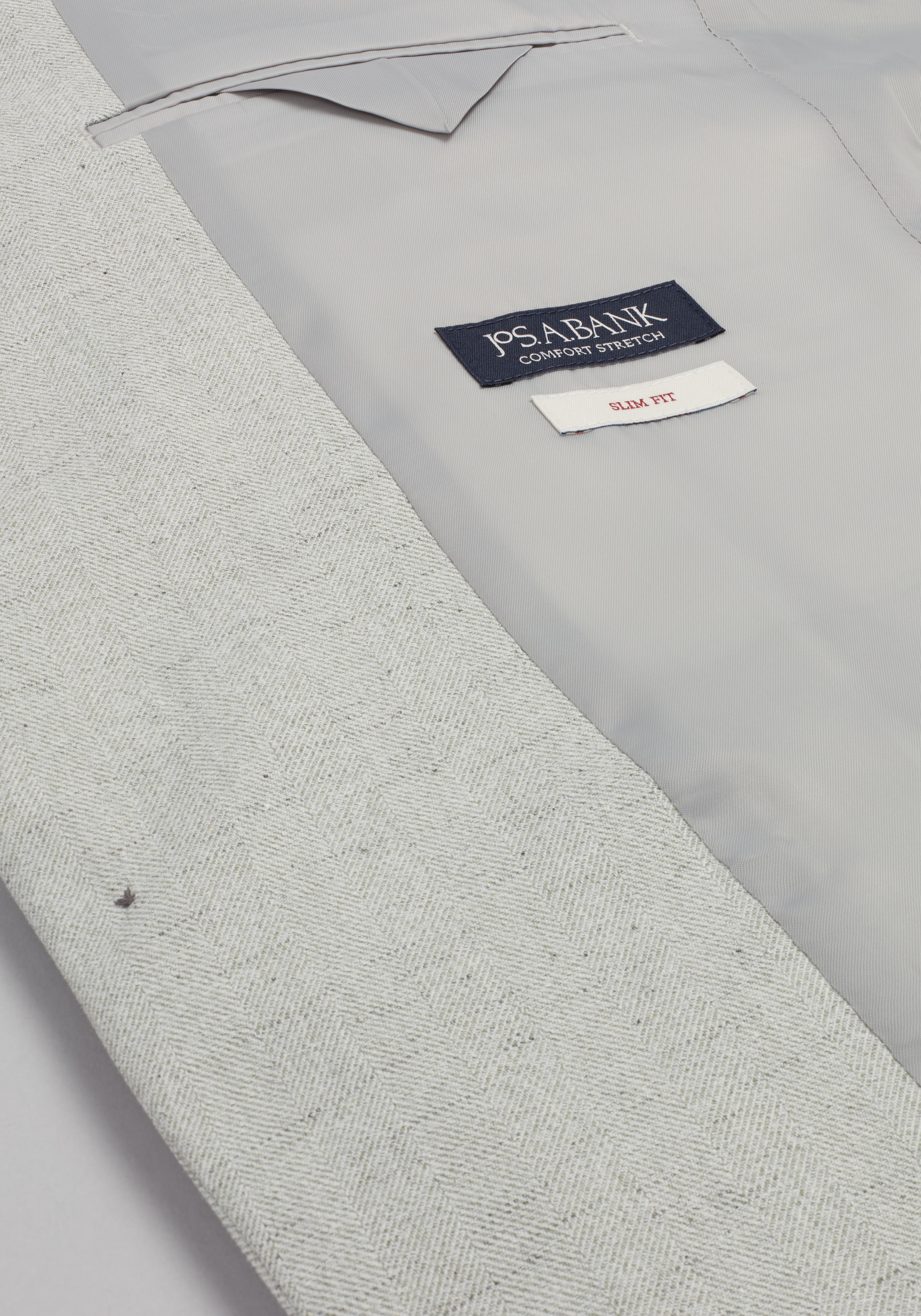 Jos. A. Bank Tailored Comfort Stretch Fit Linen Blend Herringbone Sportcoat - Big & Tall CLEARANCE
