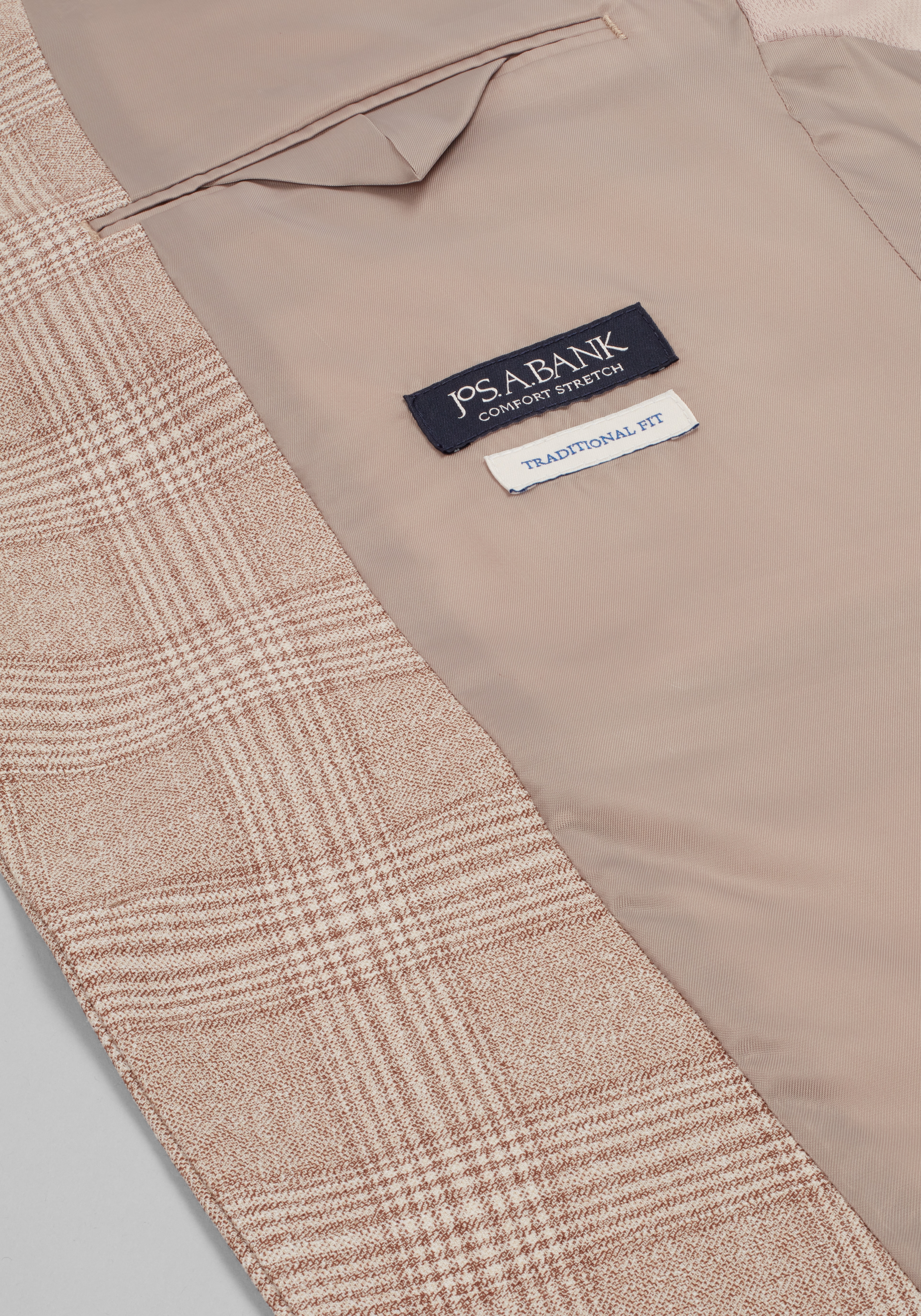 Jos. A. Bank Traditional Fit Comfort Stretch Plaid Sportcoat - Big & Tall