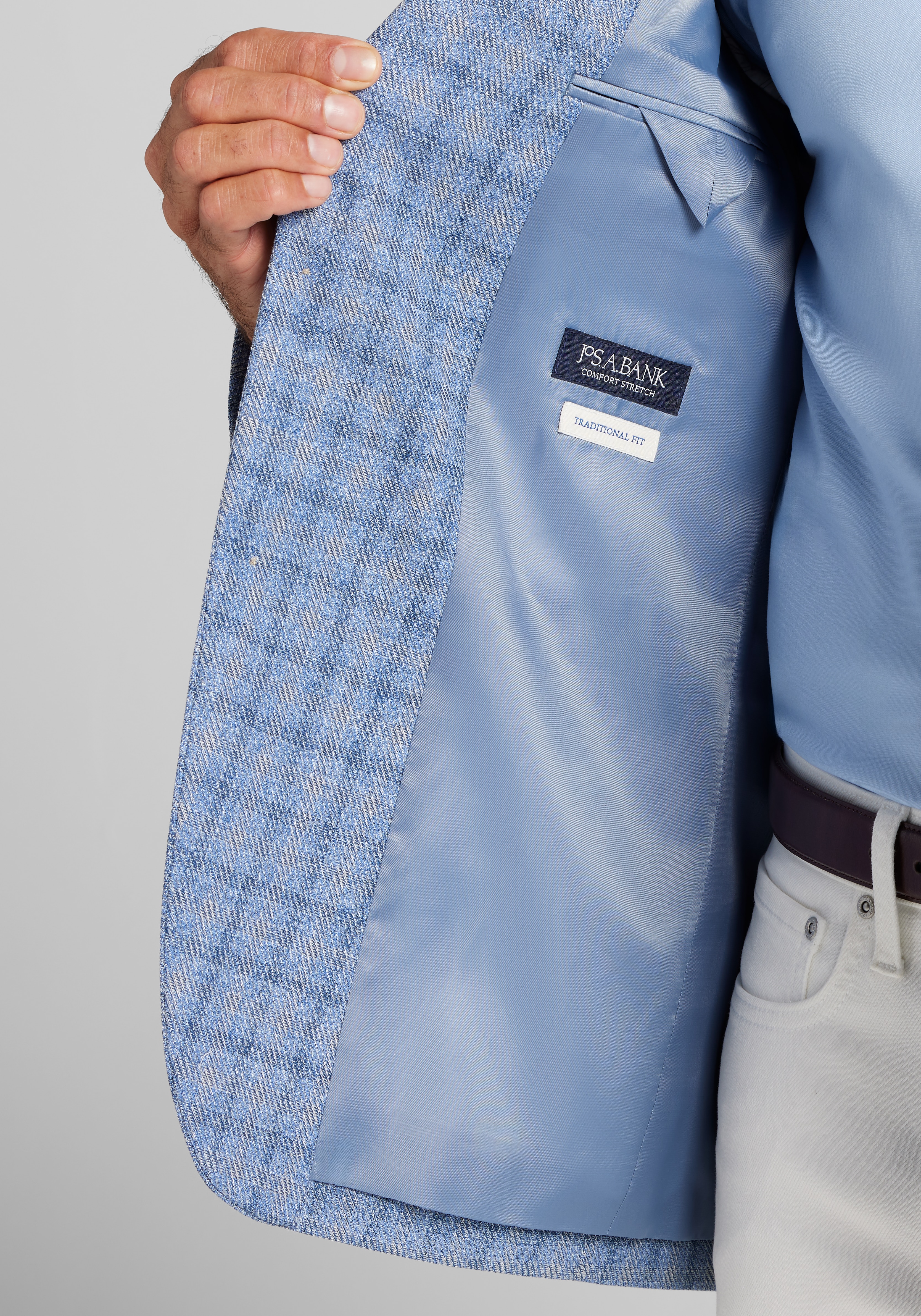 Jos. A. Bank Comfort Stretch Traditional Fit Check Sportcoat