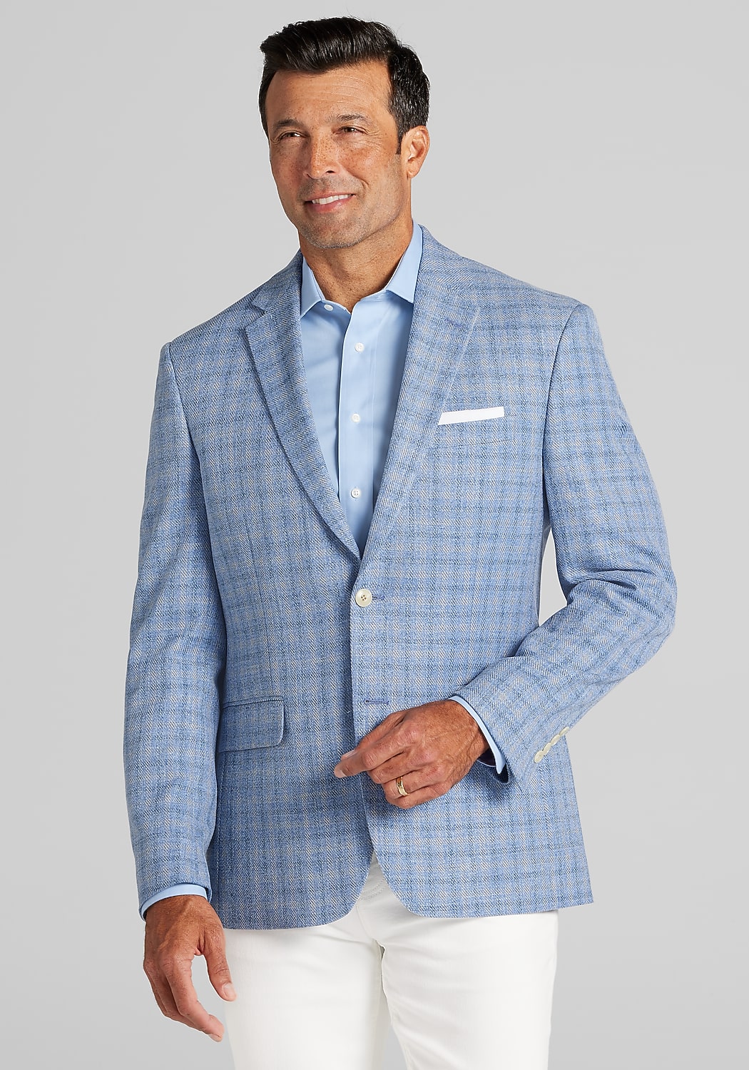 Jos. A. Bank Comfort Stretch Traditional Fit Check Sportcoat