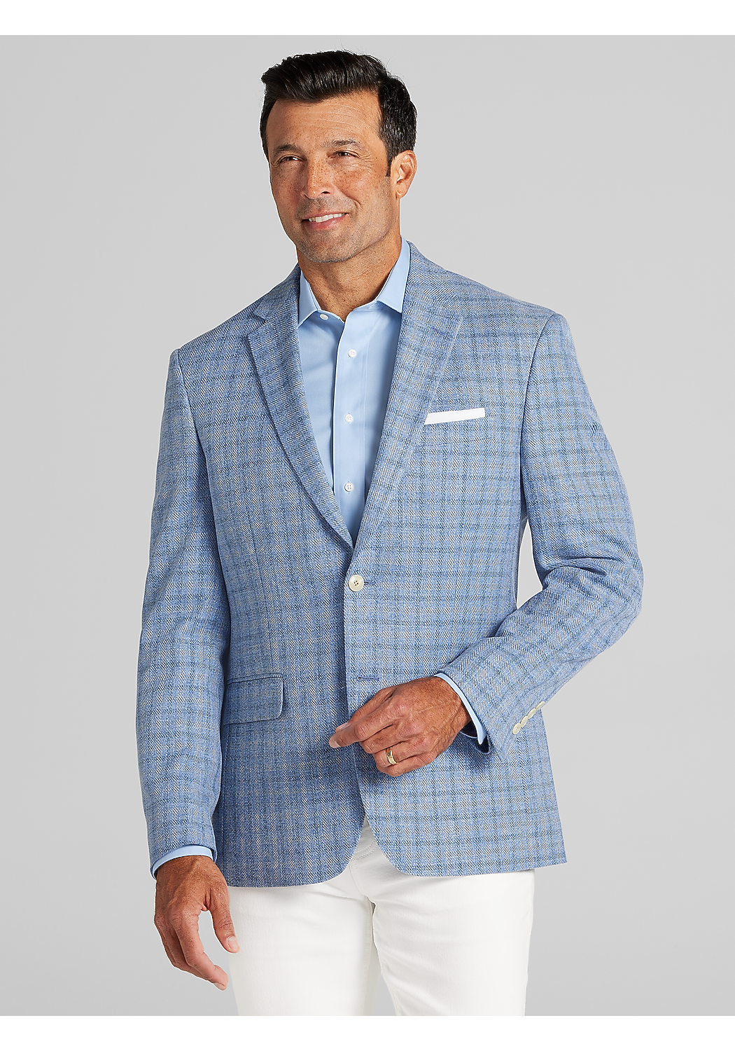 Jos. A. Bank Comfort Stretch Traditional Fit Check Sportcoat