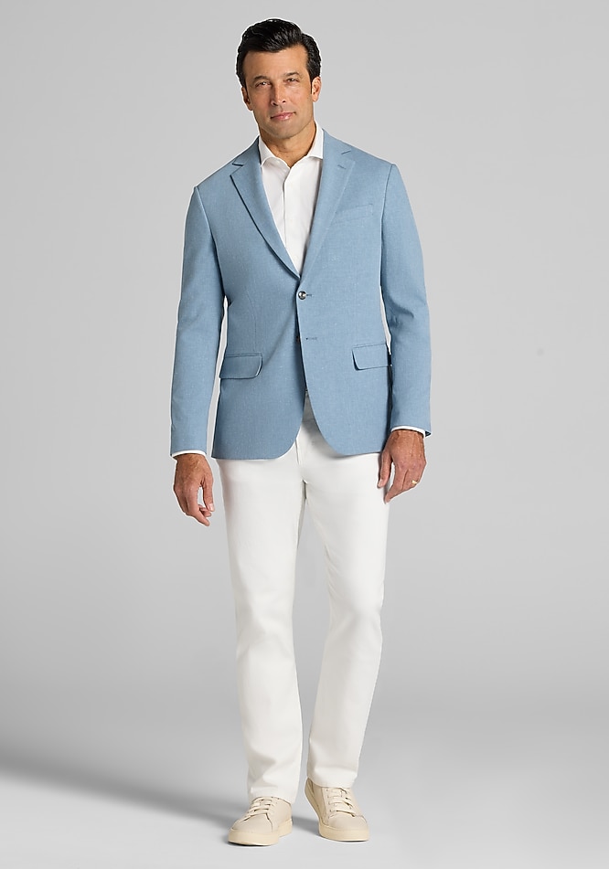 Jos. A. Bank Tailored Comfort Stretch Fit Linen Blend Sportcoat