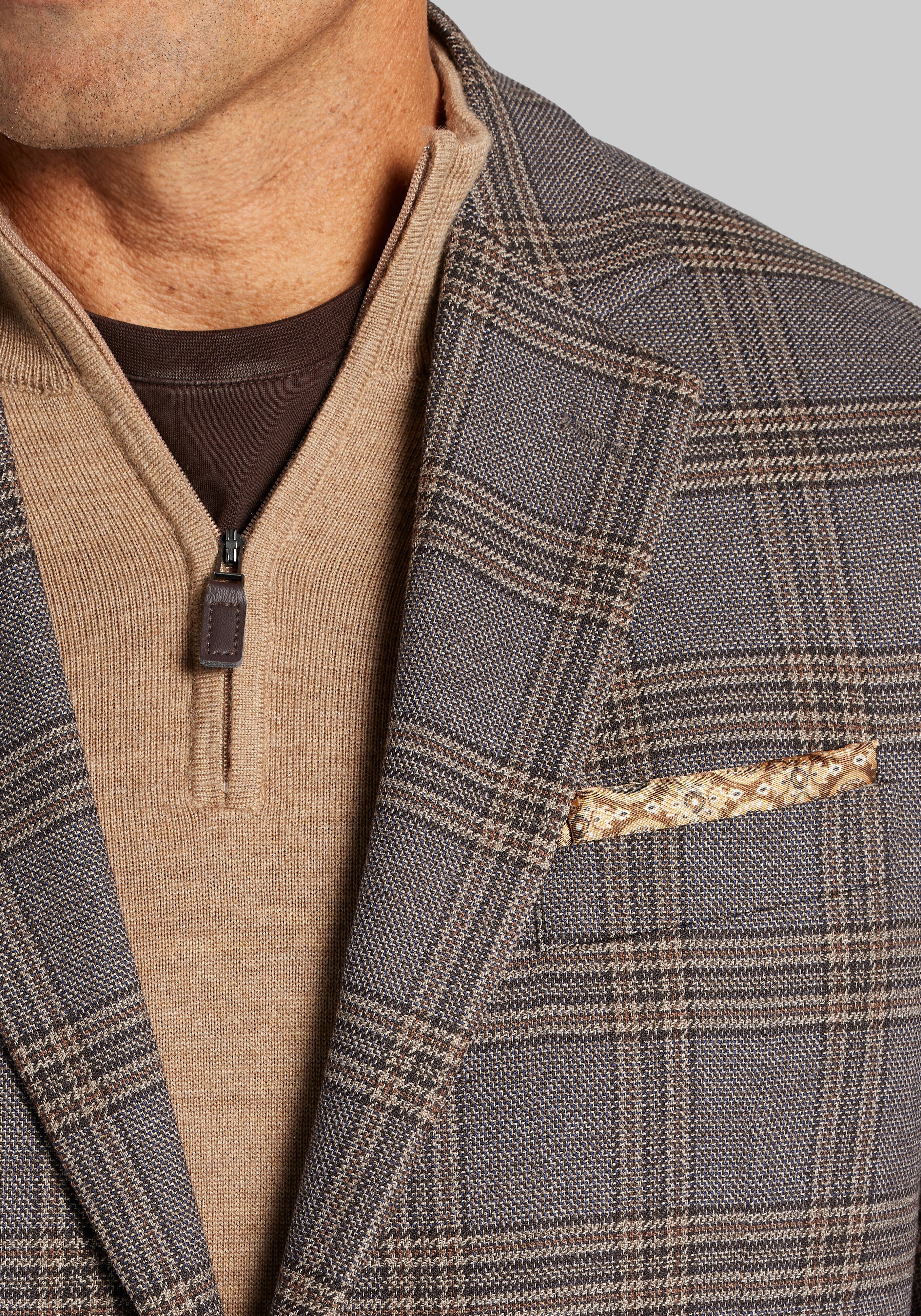 Jos. A. Bank Comfort Stretch Tailored Fit Plaid Sportcoat CLEARANCE