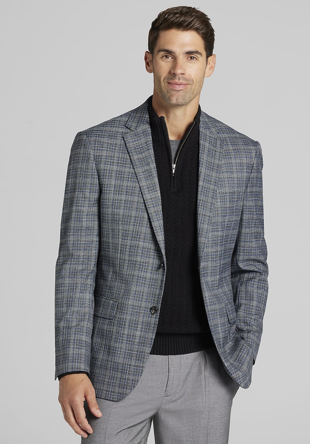 Jos. A. Bank Comfort Stretch Traditional Fit Check Sportcoat